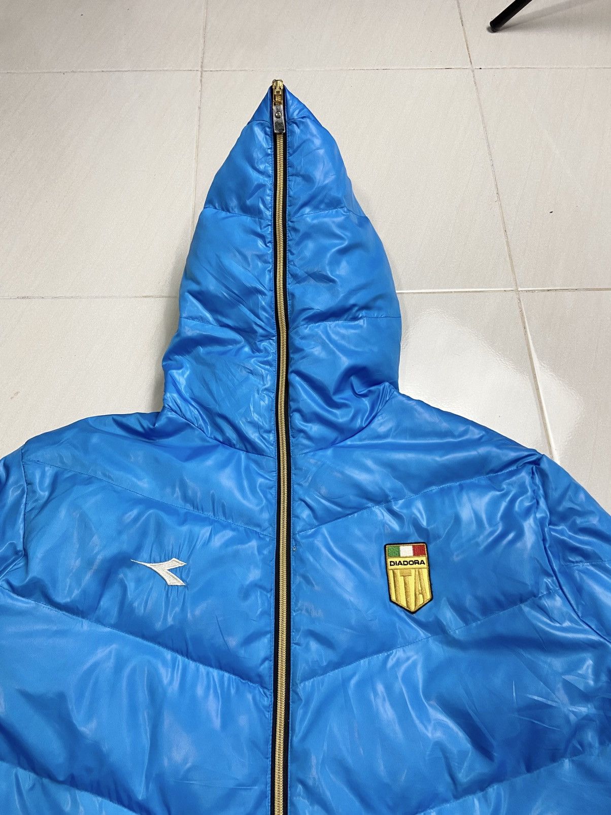 Diadora Diadora down puffer full zipper jacket Size US M / EU 48-50 / 2 - 7 Thumbnail