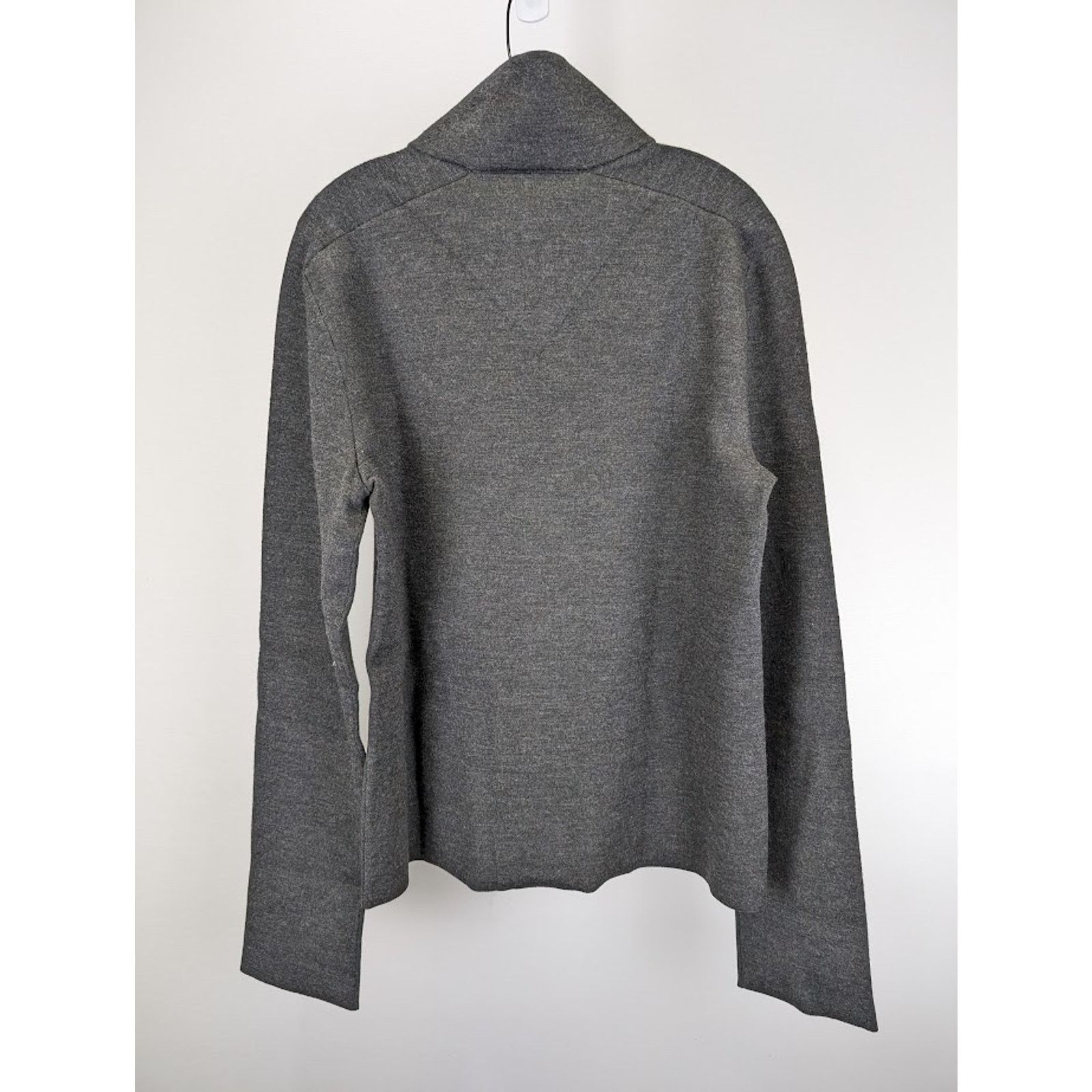 Bottega Veneta o1rshd1 Lightweight Merino Double Pullover in Charcoal/Black Size US M / EU 48-50 / 2 - 10 Thumbnail