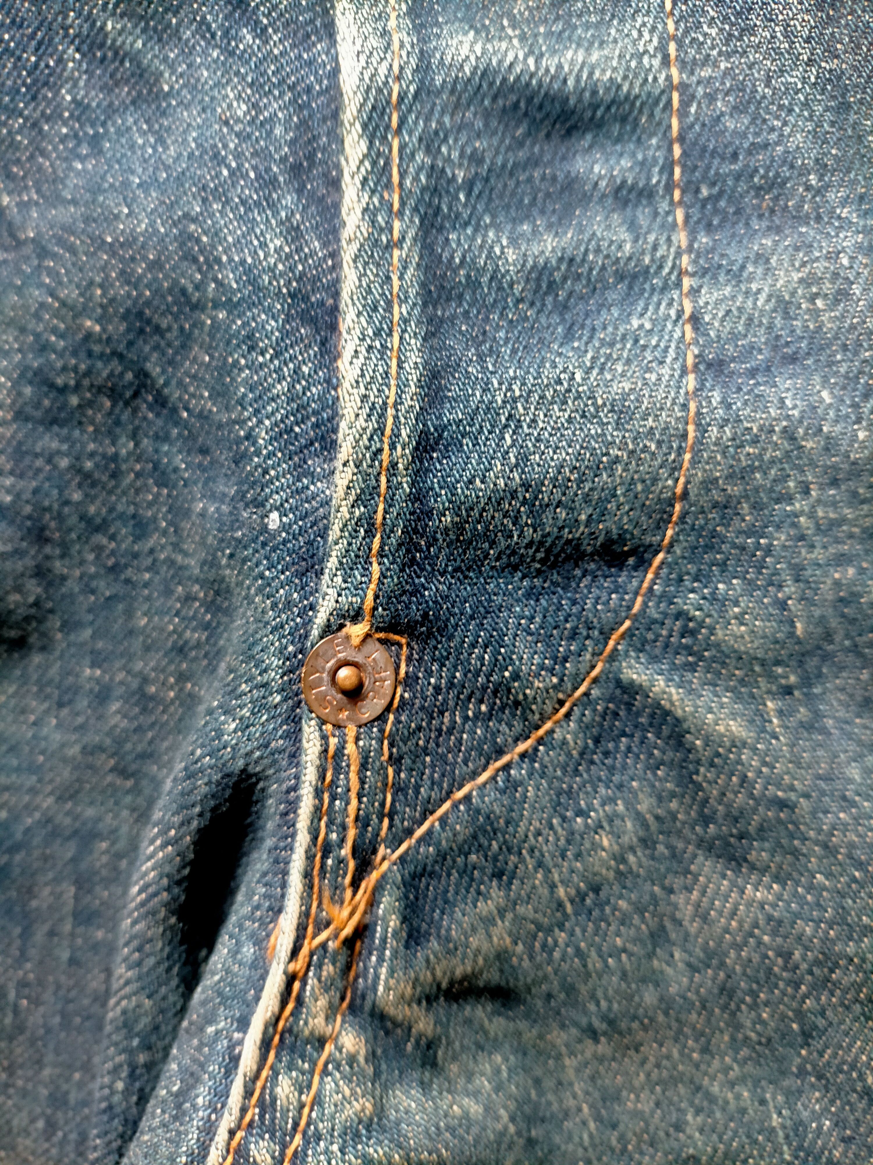 Evisu 🔥Rare Vintage 90s Evis Buckle Back Selvedge Jeans Size US 34 / EU 50 - 19 Thumbnail