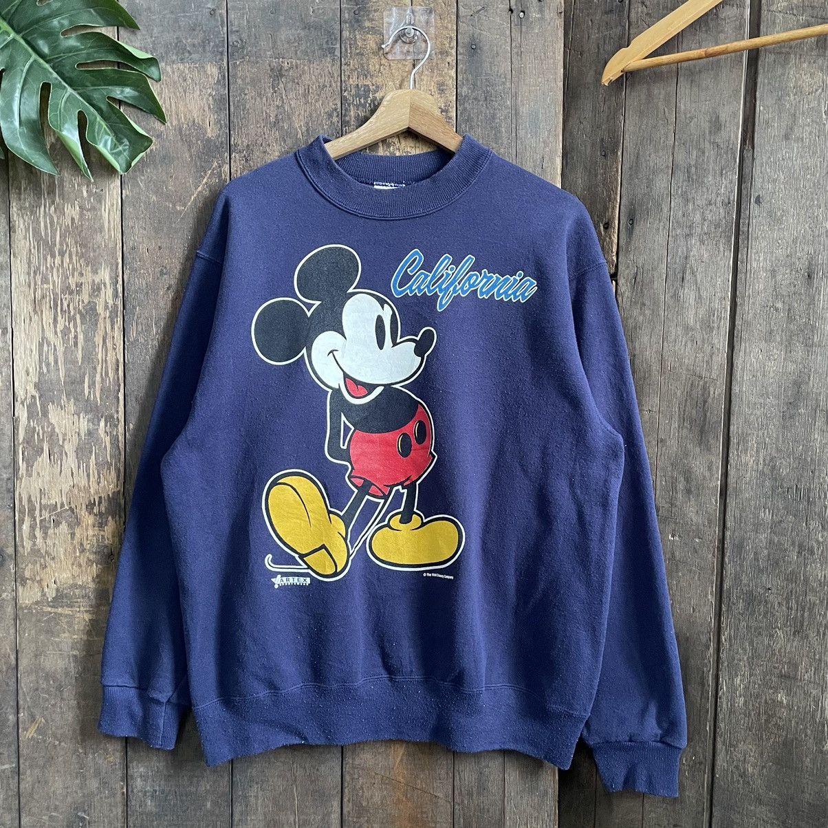 Mickey Mouse × Vintage Vintage 90’s Mickey California Crewneck Size US L / EU 52-54 / 3 - 1 Thumbnail