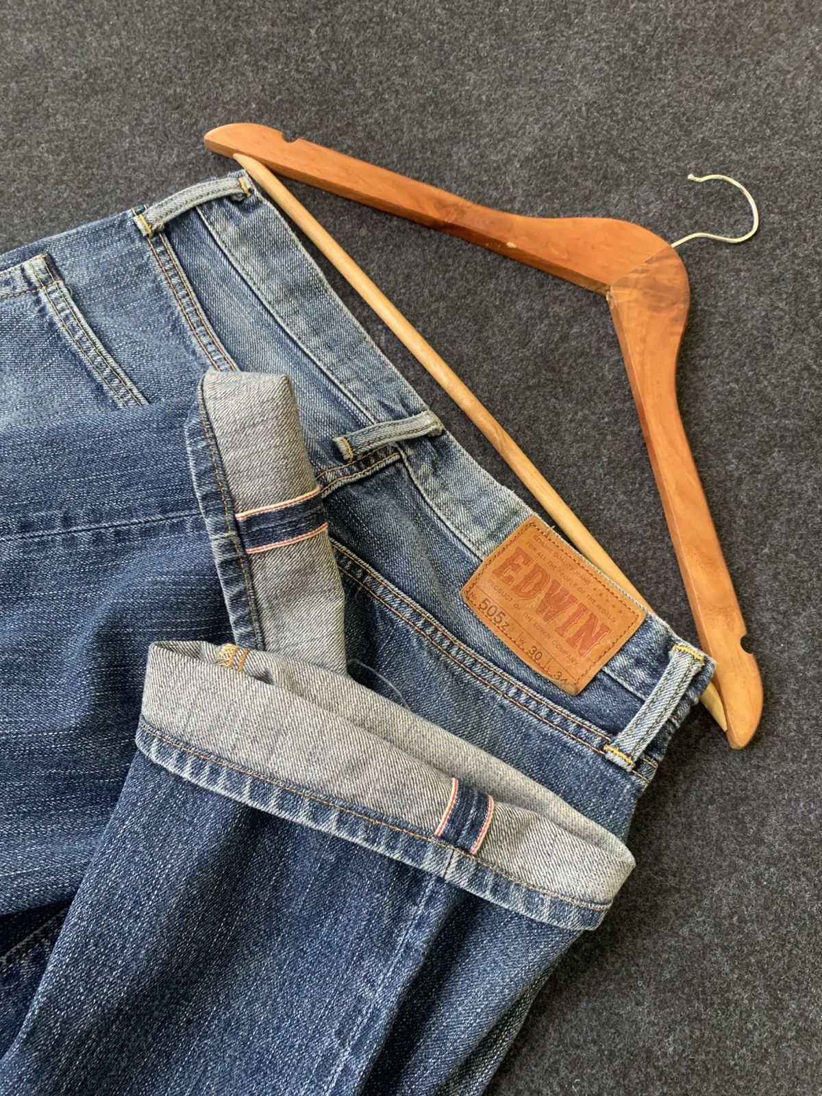 Edwin VINTAGE EDWIN 505z SELVEDGE. Size US 30 / EU 46 - 9 Thumbnail