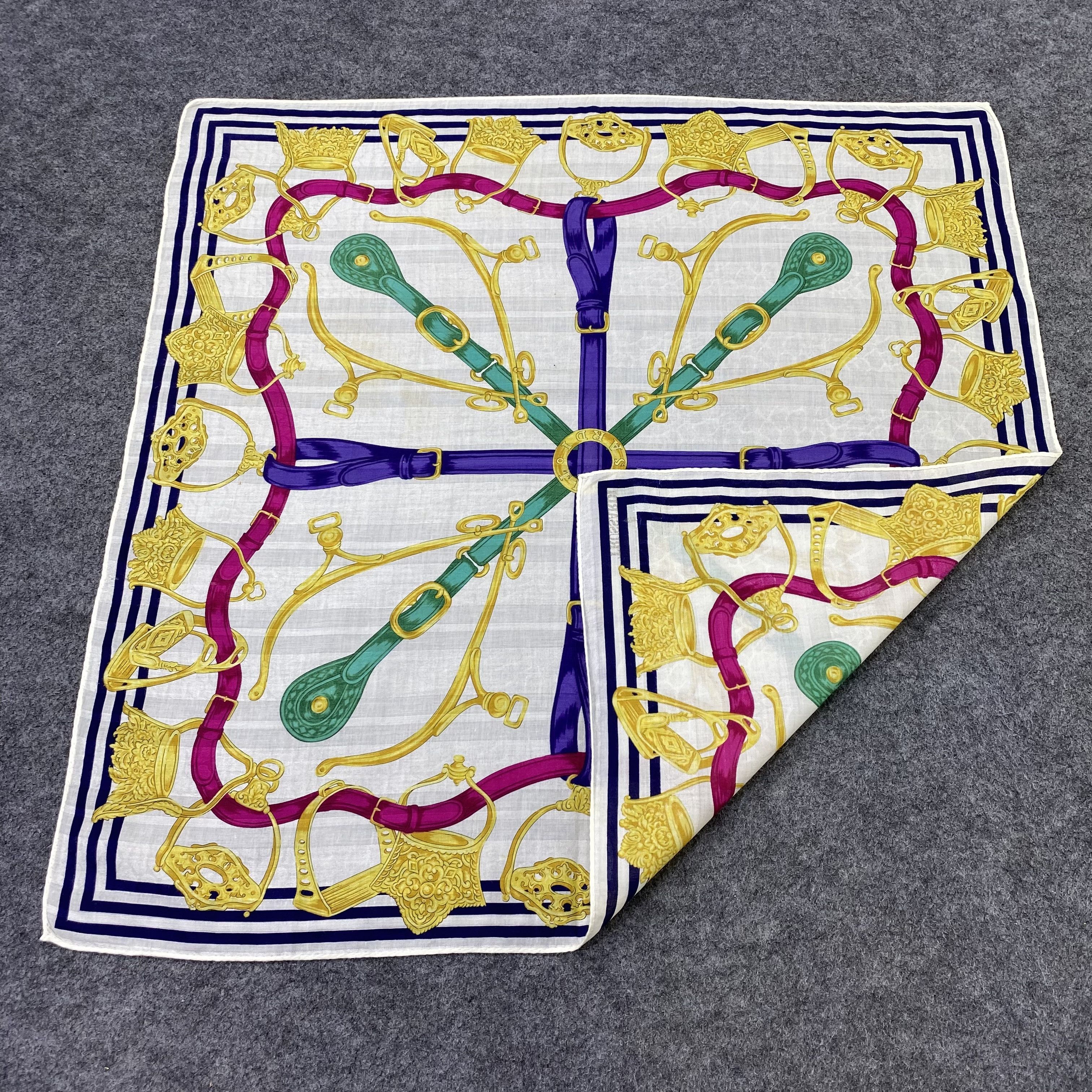 Trussardi Trussardi Handkerchief Neckerchief Bandana-B1776 Size ONE SIZE - 5 Thumbnail