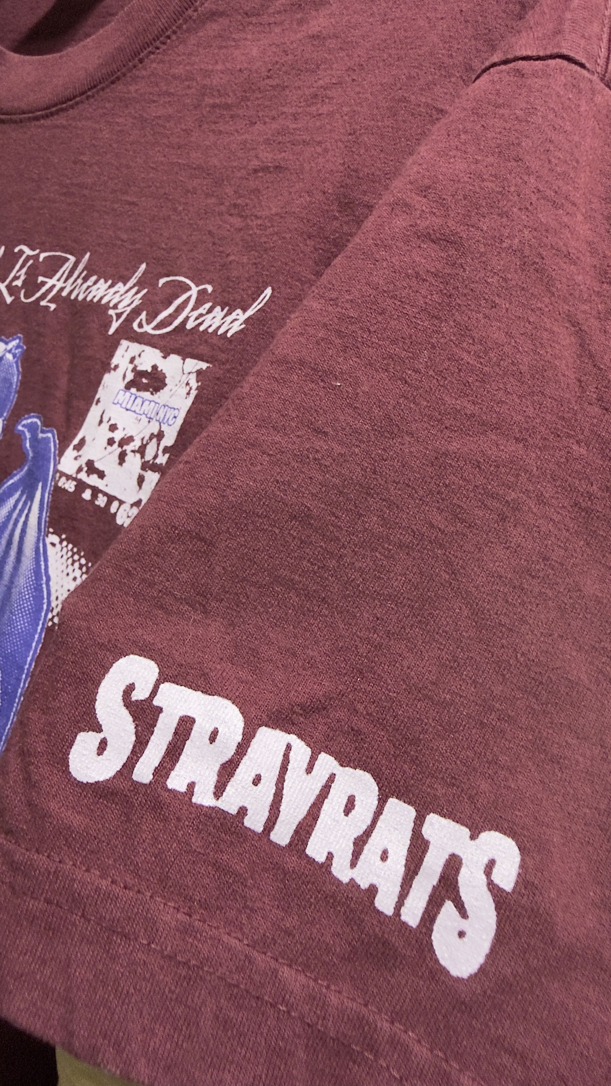 Stray Rats Burgundy Already Dead Fornite Tee Size US M / EU 48-50 / 2 - 2 Thumbnail