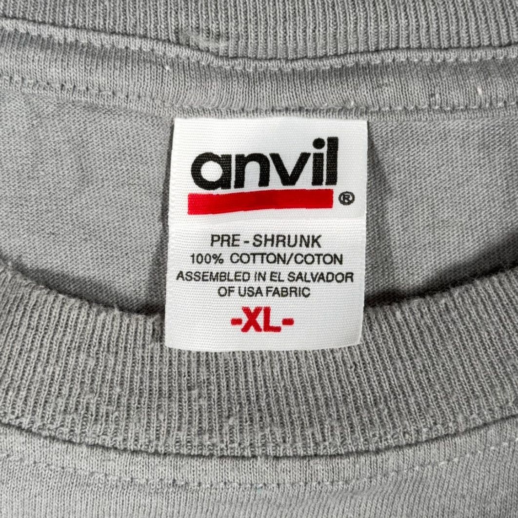Anvil VINTAGE Vans Aircraft Shirt XL Mens Gray Airplane Aviation Pilot Y2K Size US XL / EU 56 / 4 - 3 Thumbnail