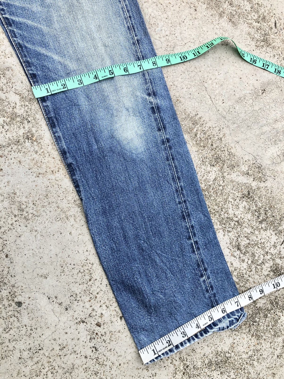 Uniqlo SELVEDGE REDLINE DISTRESSED JEANS Size US 30 / EU 46 - 10 Thumbnail