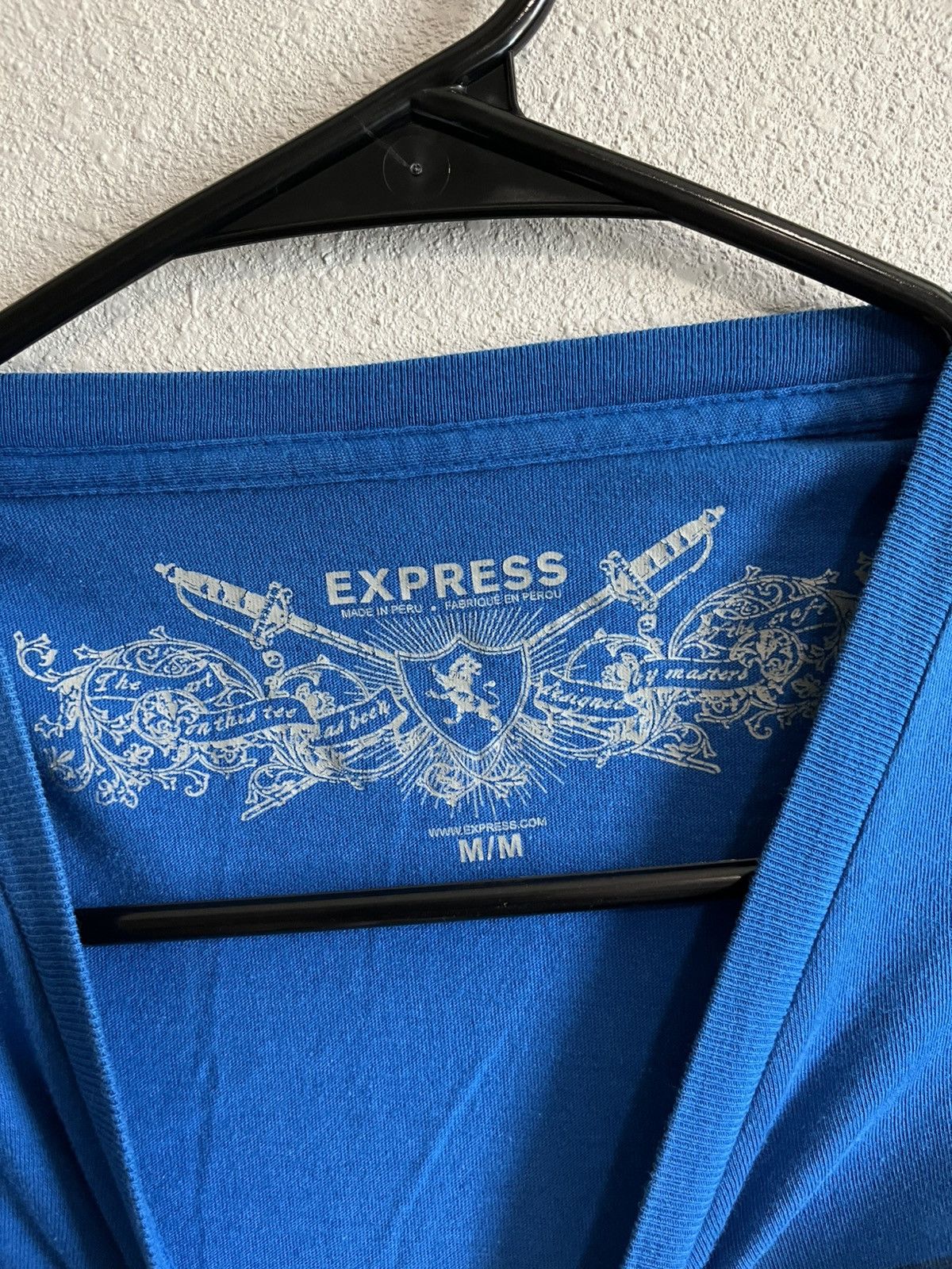 Express Y2K Era Express Graphic Tee – "HONOR" Print – Made in Peru – Size US M / EU 48-50 / 2 - 3 Thumbnail