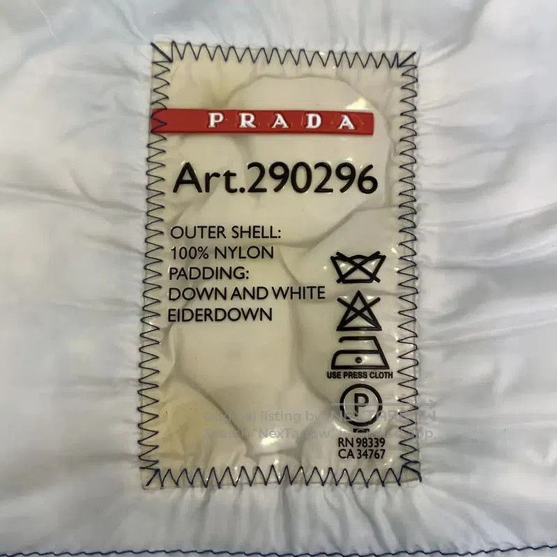Prada Prada Men's Blue Down Jacket. Size US S / EU 44-46 / 1 - 5 Thumbnail