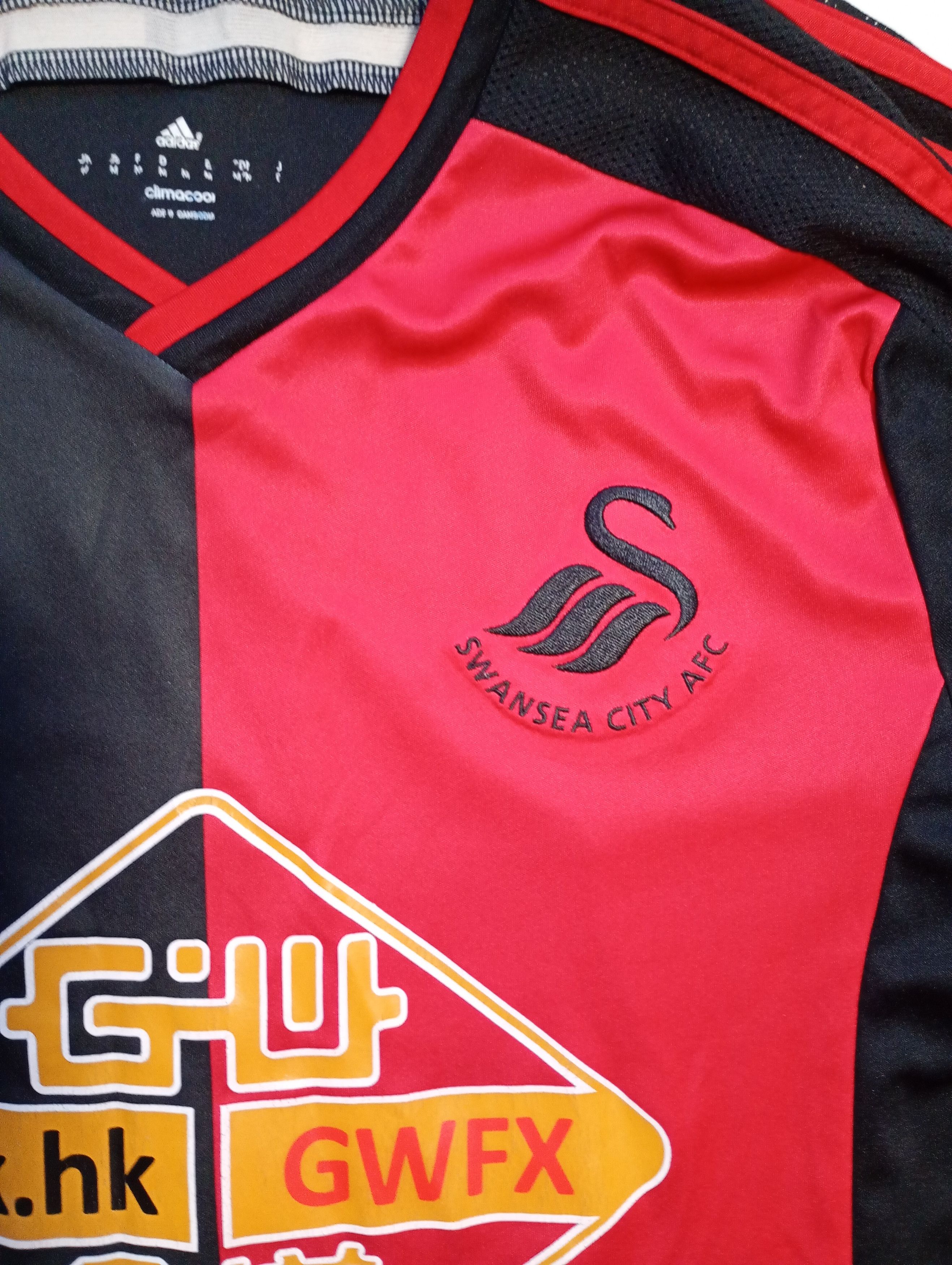 Adidas Adidas Swansea City AFC Away Jersey 2014-2015 Size US M / EU 48-50 / 2 - 5 Thumbnail
