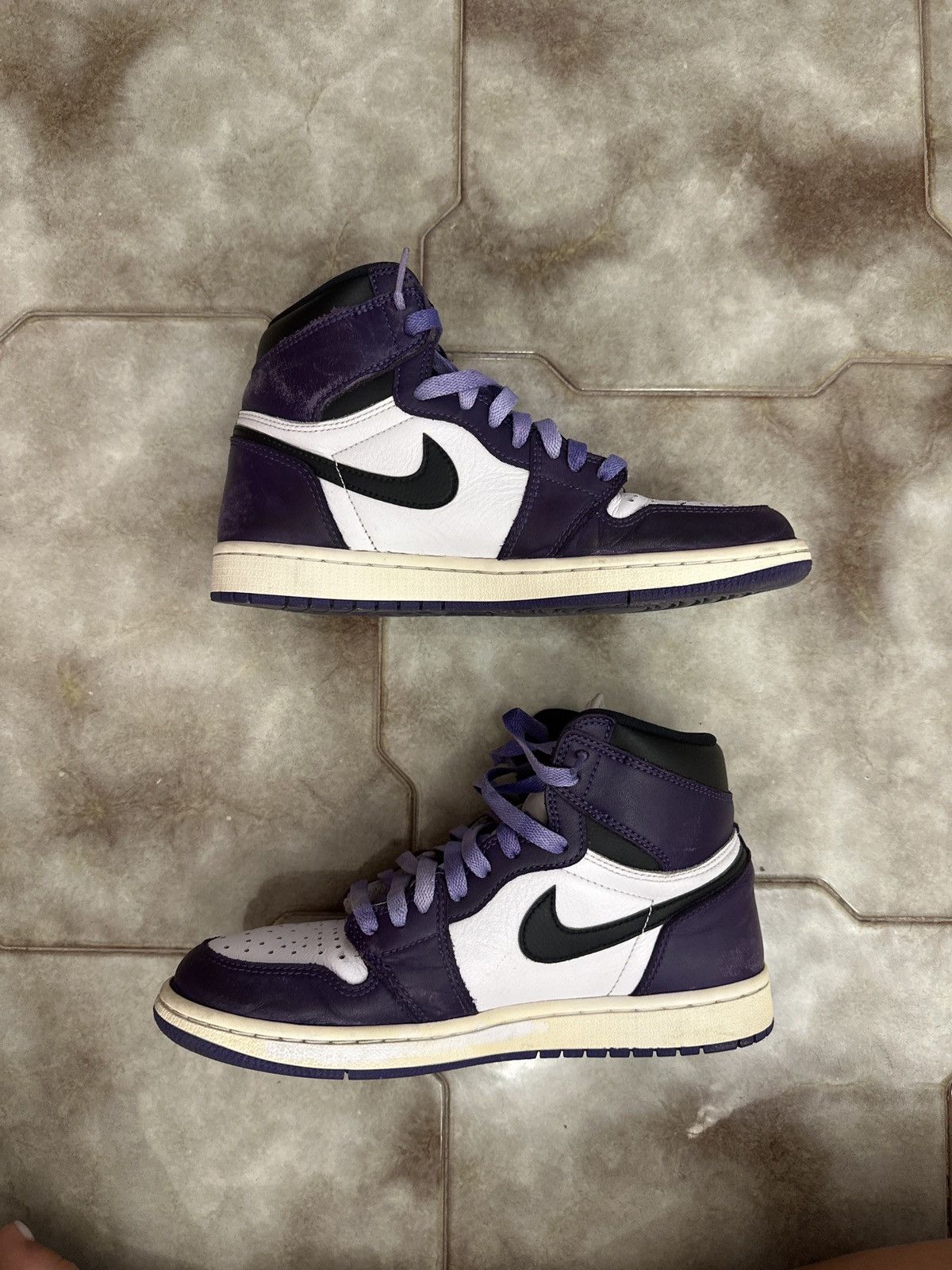 Nike Nike air jordan 1 retro high court purple Size US 7.5 / EU 40-41 - 3 Thumbnail