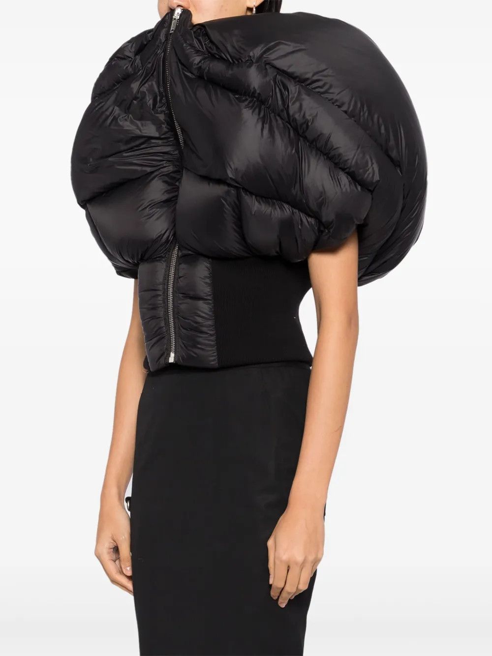 Rick Owens o1y0126 Shell Jacket in Black Size S / US 4 / IT 40 - 2 Thumbnail