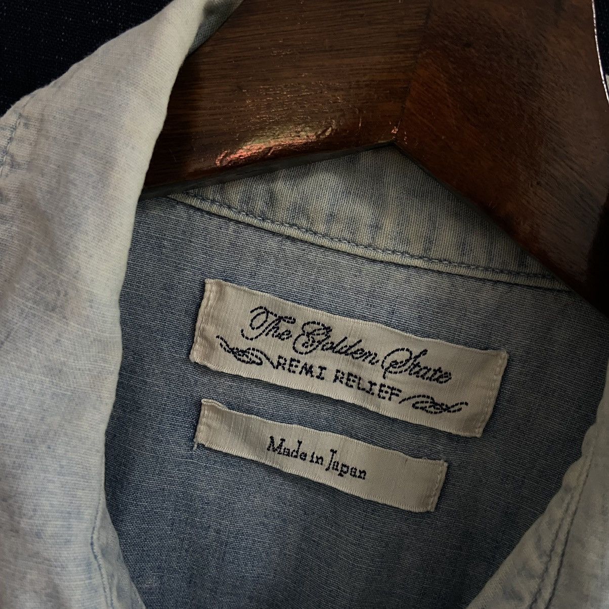 Japanese Brand × Remi Relief × Western Mountaineering Remi Relife Chambray shirt Size US M / EU 48-50 / 2 - 4 Thumbnail