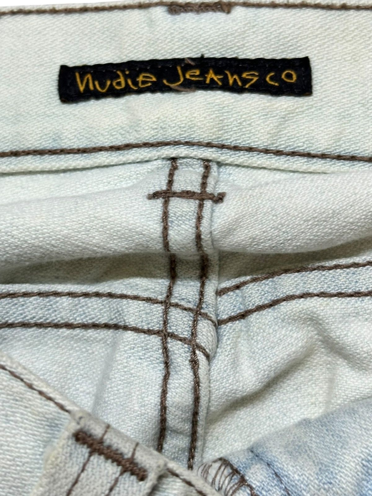 Nudie Jeans Vintage Nudie Light Blue Faded Wash Denim Size US 32 / EU 48 - 7 Thumbnail
