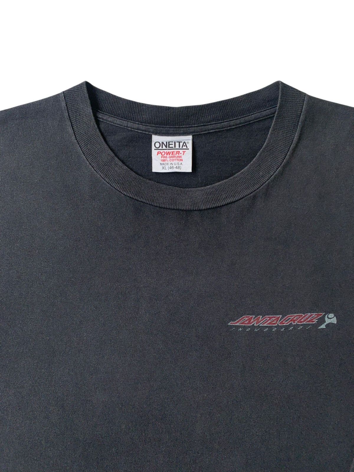 Santa Cruz Skateboards Vintage 90s Santacruz Snowboards Longsleeve Size US XL / EU 56 / 4 - 4 Thumbnail