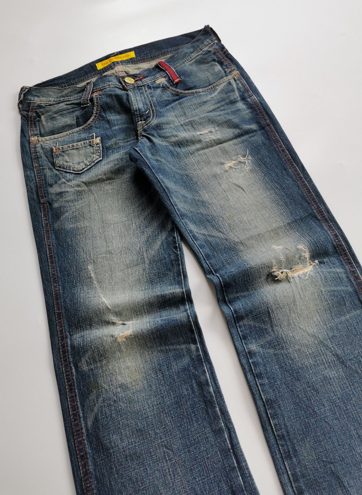 Levi's Vintage Levis Distressed Jeans Size 31" - 4 Thumbnail