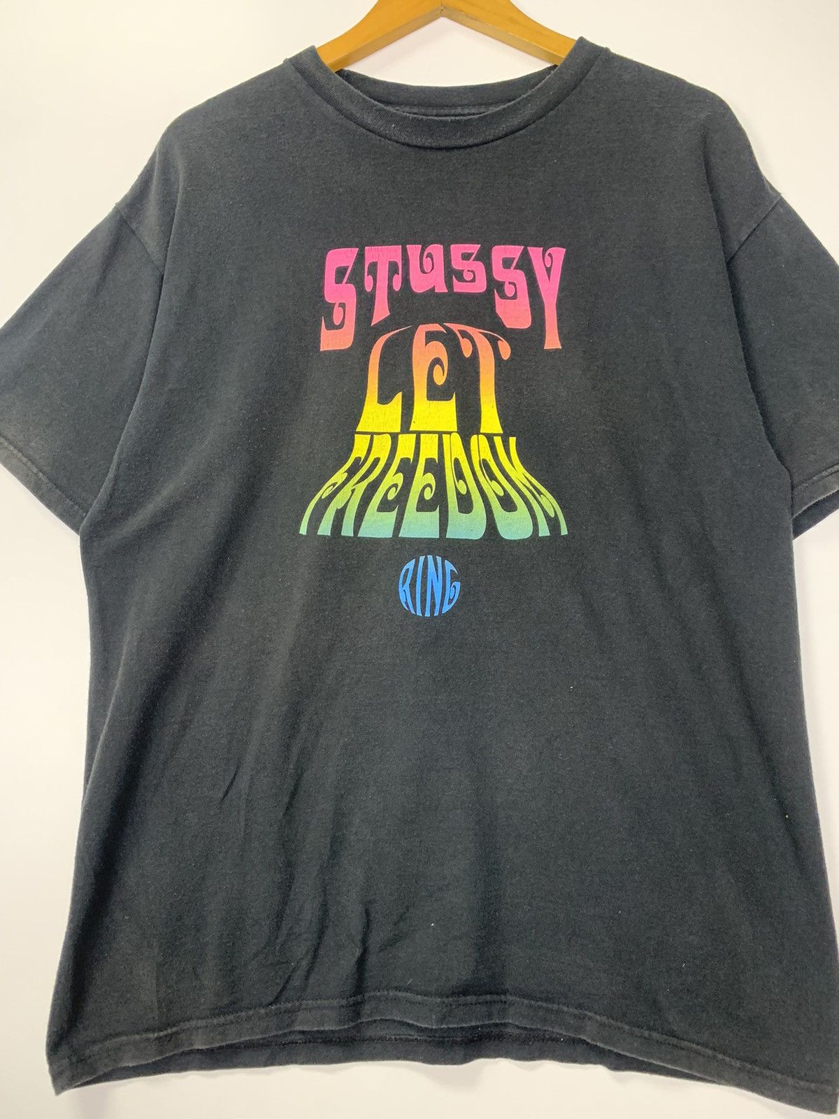 Stussy × Vintage Vintage Stussy let Freedom t-shirt Size US L / EU 52-54 / 3 - 2 Thumbnail
