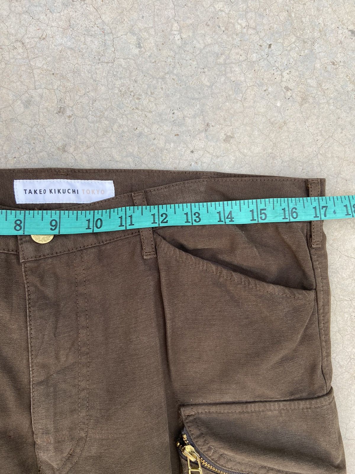 Japanese Brand Takeo kikuchi cargo pants sun faded Size US 34 / EU 50 - 10 Thumbnail