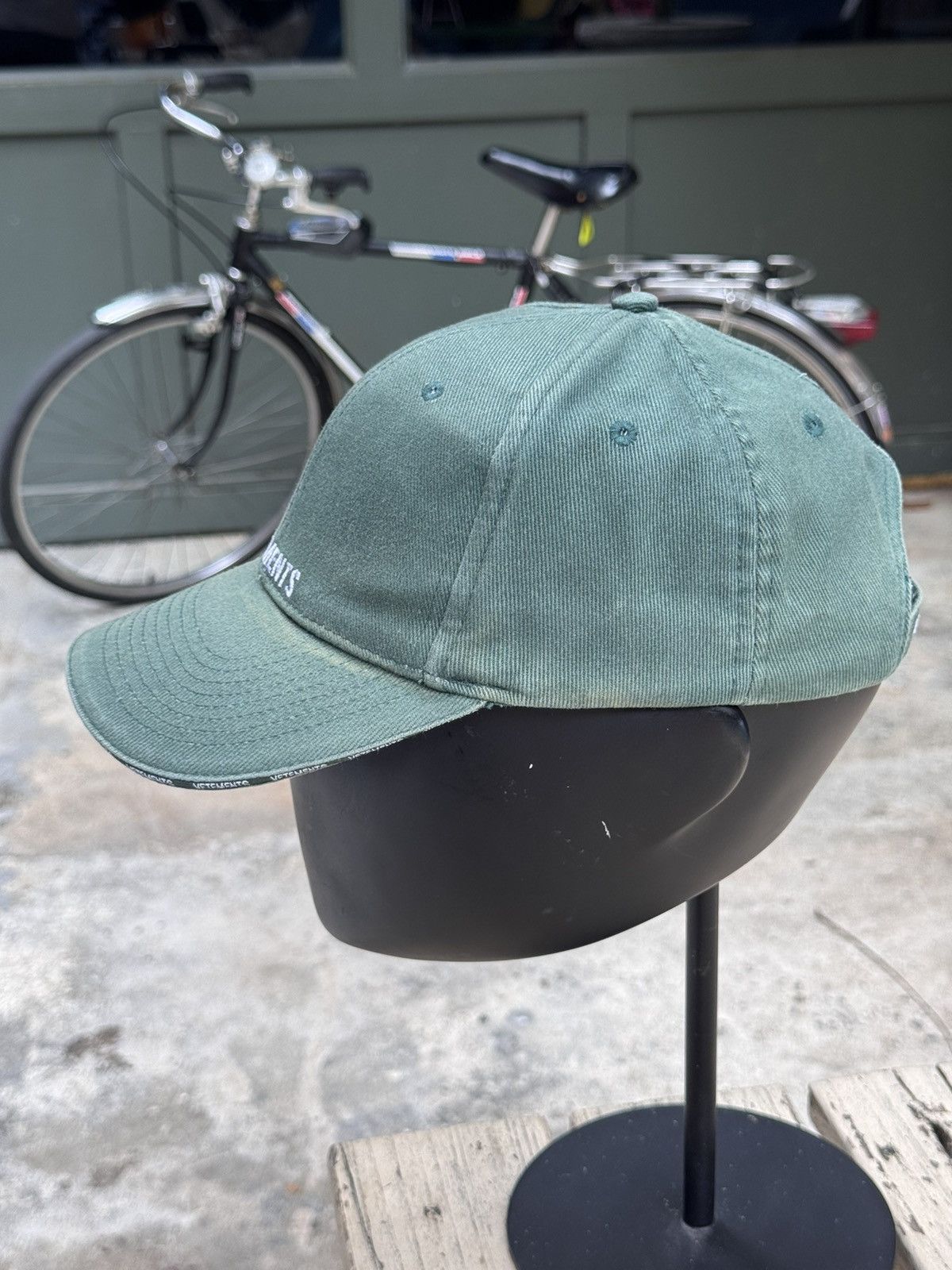 Vetements Vetements Faded Green Baseball Cap Size ONE SIZE - 6 Thumbnail