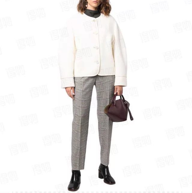 Chloe Chloe Wool Blend Minimalist Jacket 40 Size S / US 4 / IT 40 - 6 Thumbnail
