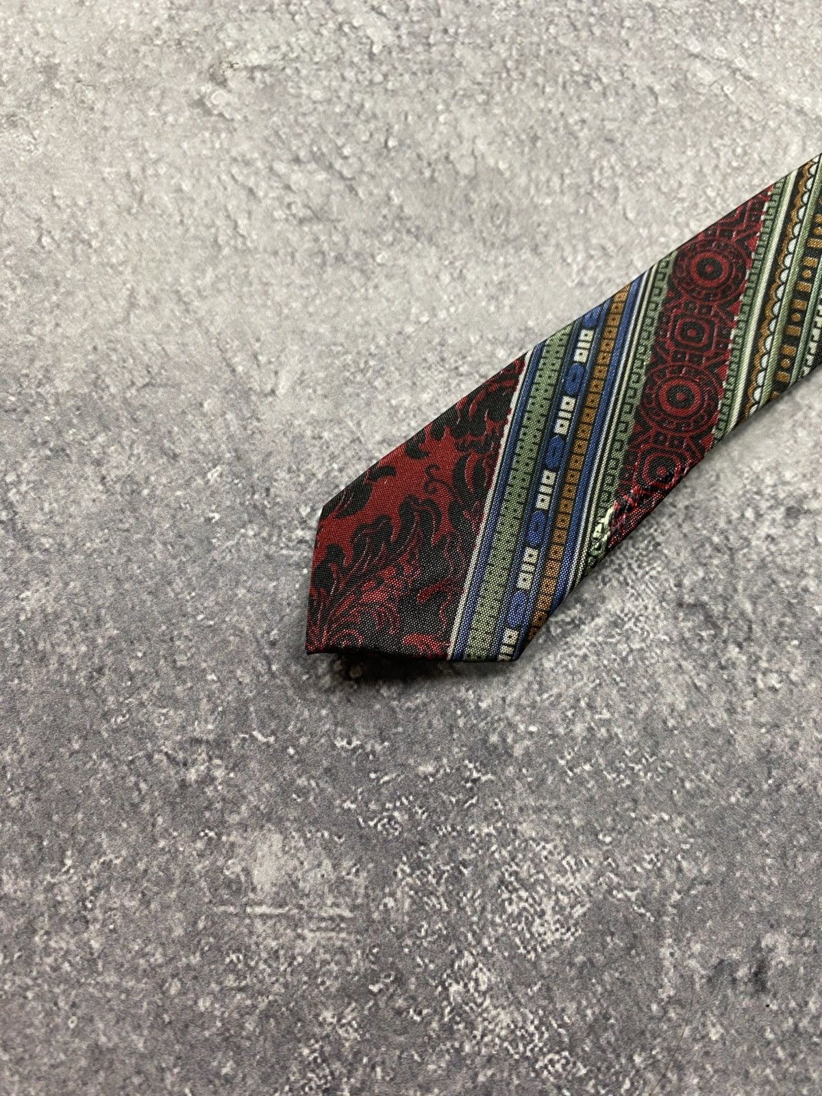 Christian Dior Monsieur Vintage Christian Dior Paris Silk Tie Luxury 90s Necktie Size ONE SIZE - 14 Thumbnail