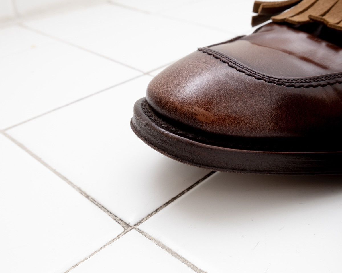 Salvatore Ferragamo Salvatore Ferragamo Monk Strap Shoes Tassel Brown Loafers Size US 8.5 / EU 41-42 - 13 Thumbnail
