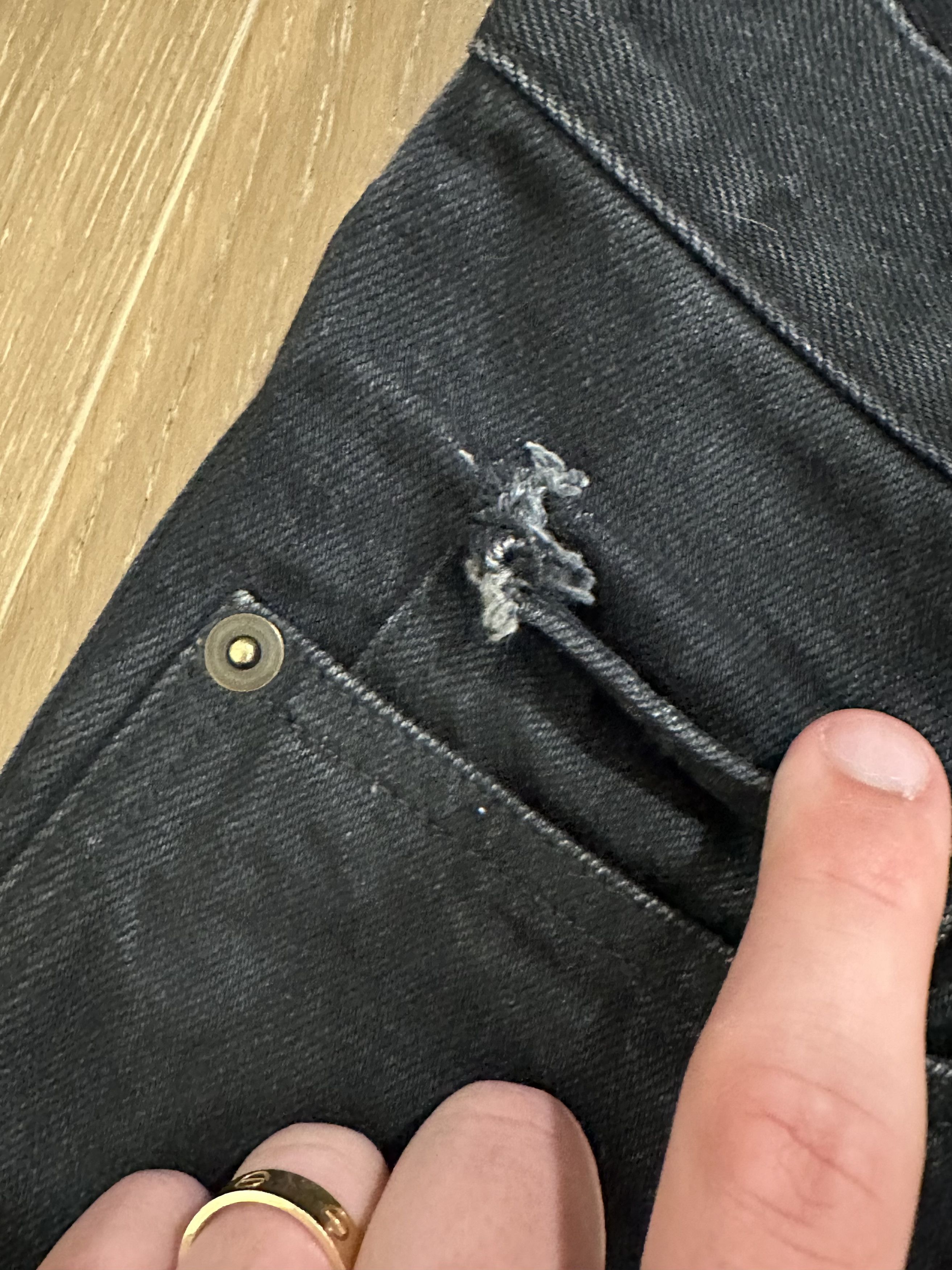 Saint Laurent Paris Saint Laurent SS20 Waxy Denim Size US 34 / EU 50 - 4 Thumbnail