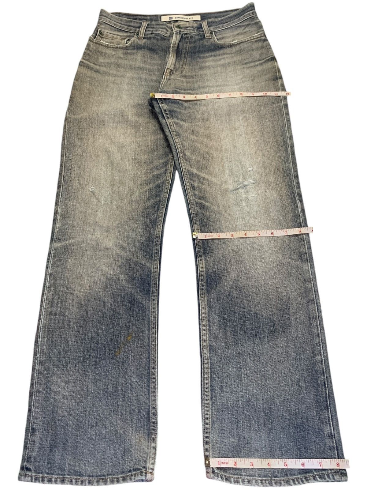 Gap SALES🔥Vintage Gap Rusty Wash Distressed Baggy Jeans Size US 30 / EU 46 - 13 Thumbnail
