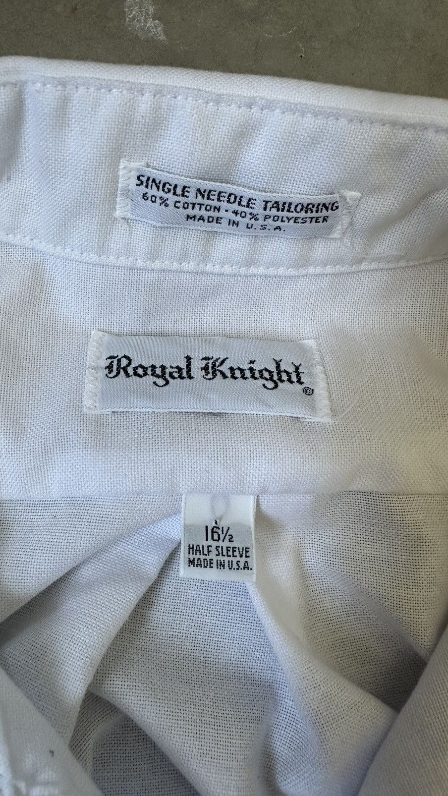 Vintage VINTAGE ROYAL KNIGHT BUTTON UP MADE IN USA Size US L / EU 52-54 / 3 - 6 Thumbnail