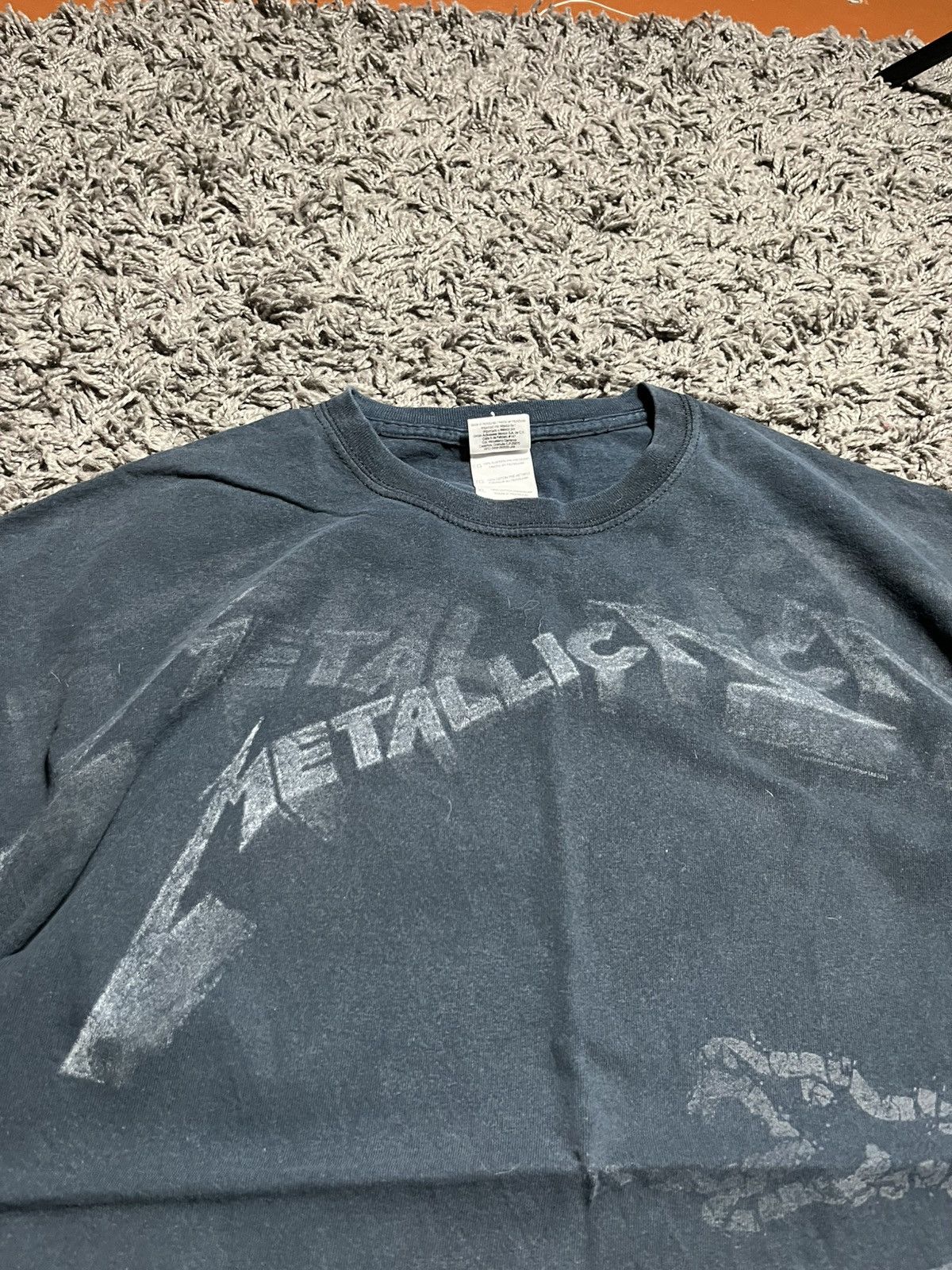 Metallica METALLICA VINTAGE Y2K SNAKE TOUR COTTON FADED TEE Size US XL / EU 56 / 4 - 2 Thumbnail