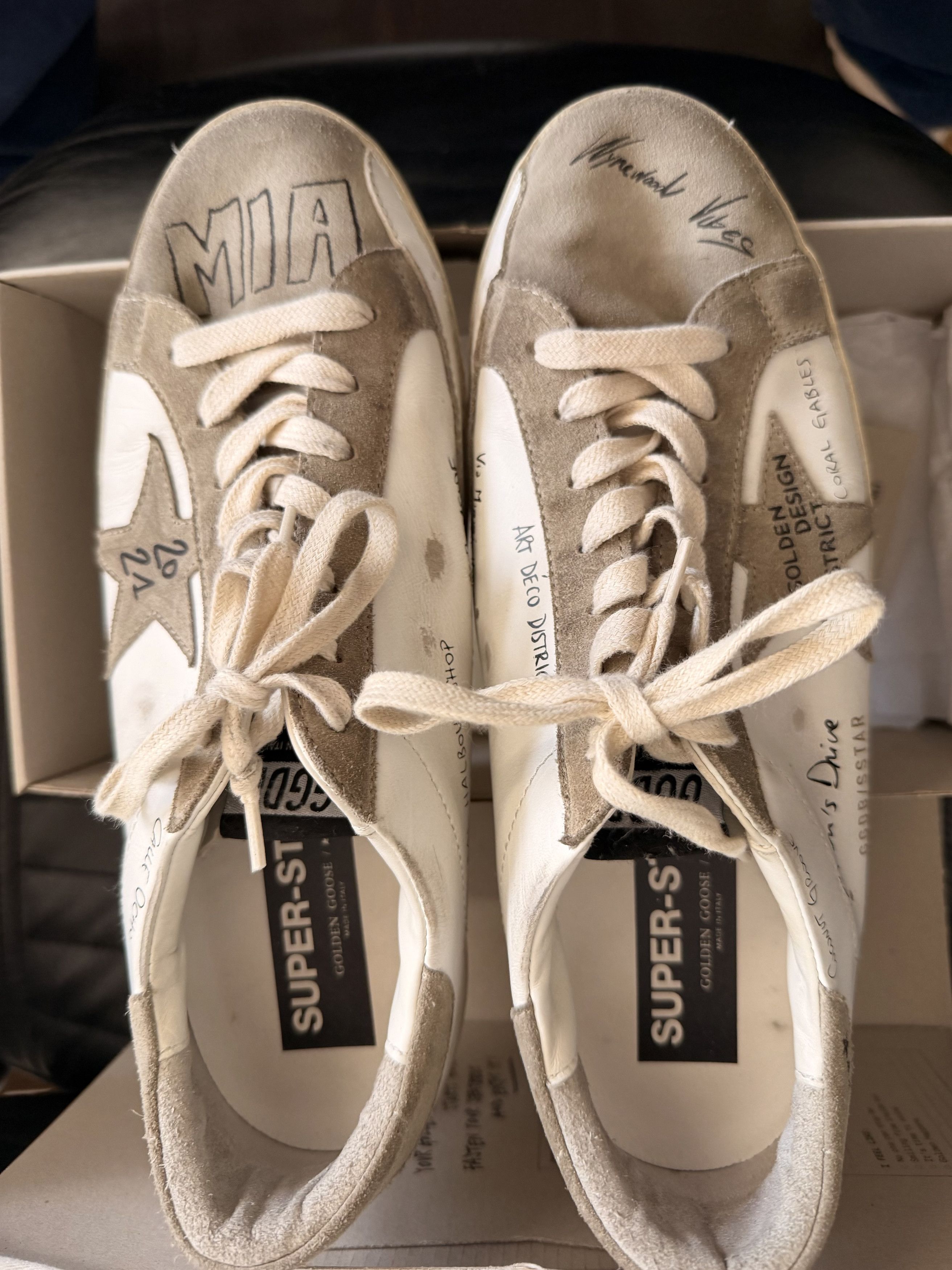Golden Goose GOLDEN GOOSE SUPER STAR MIAMI JOURNEY Limited Edition Size US 10 / EU 43 - 4 Thumbnail