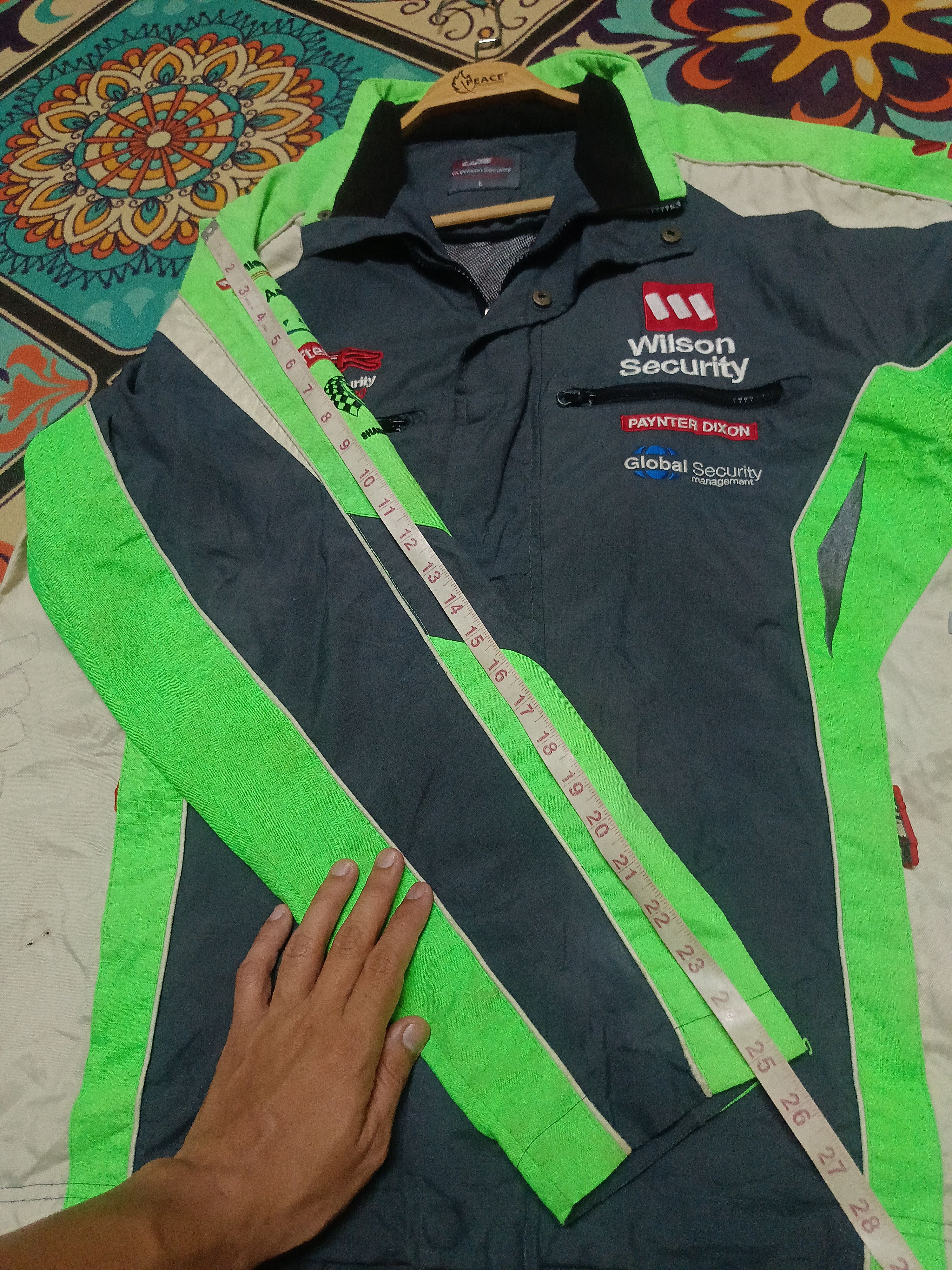 NASCAR Wilson Security Racing team Jacket Size US L / EU 52-54 / 3 - 11 Thumbnail