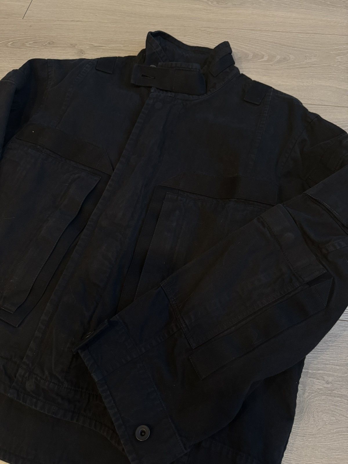 Julius Julius FW21 Black Blouson Military Jacket Size US M / EU 48-50 / 2 - 3 Thumbnail