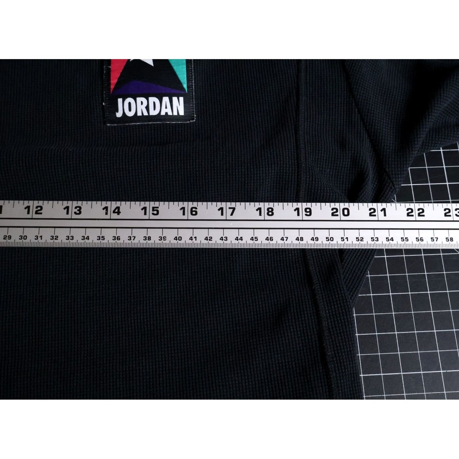 Jordan Brand Jordan Mountainside Thermal Shirt Men's Large Black Green Purple Waffle Knit Shirt Size US L / EU 52-54 / 3 - 5 Thumbnail