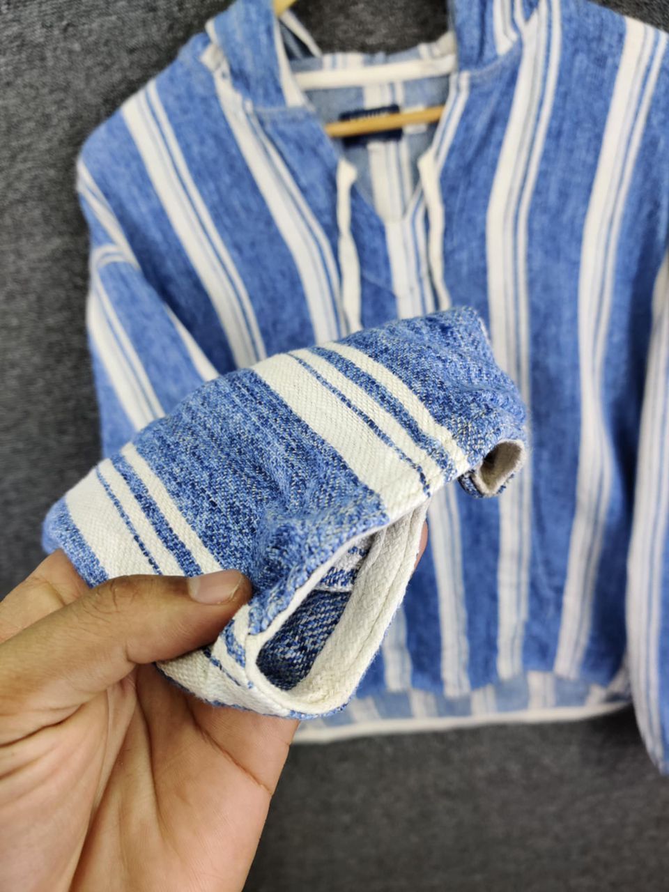 Levi's Made & Crafted Vintage 90s Levi's Made & Crafted Striped Hoodie Jacket Size US S / EU 44-46 / 1 - 8 Thumbnail
