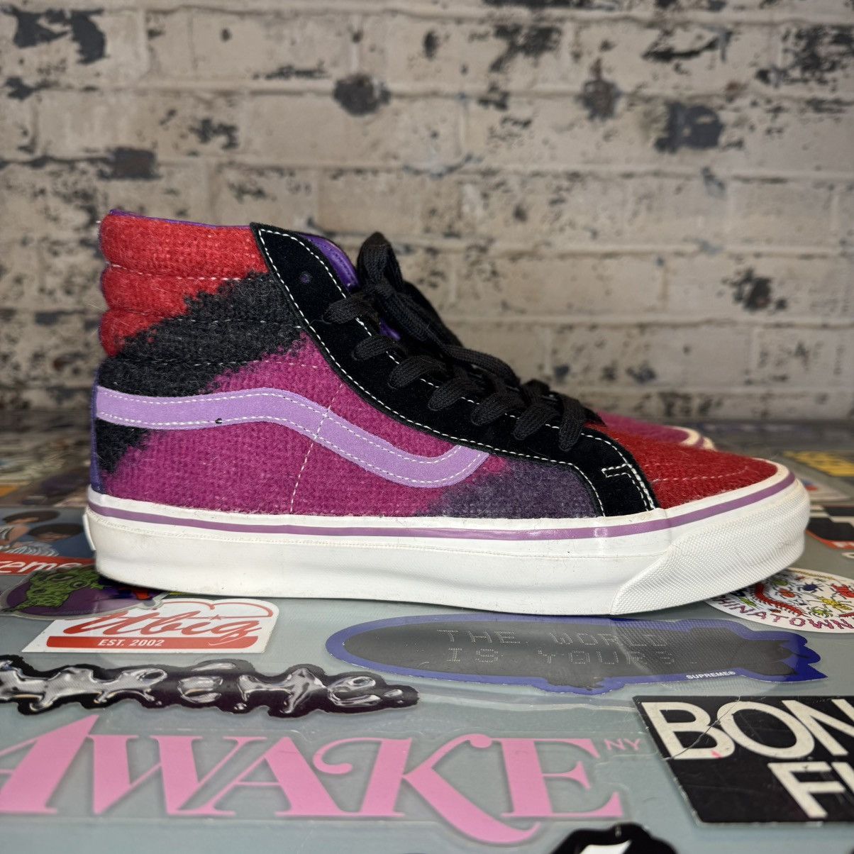 CNCPTS × Vans Vans OG Sk8-Hi LX Concepts World’s End Purple Sz 10 Used Size US 10 / EU 43 - 3 Thumbnail