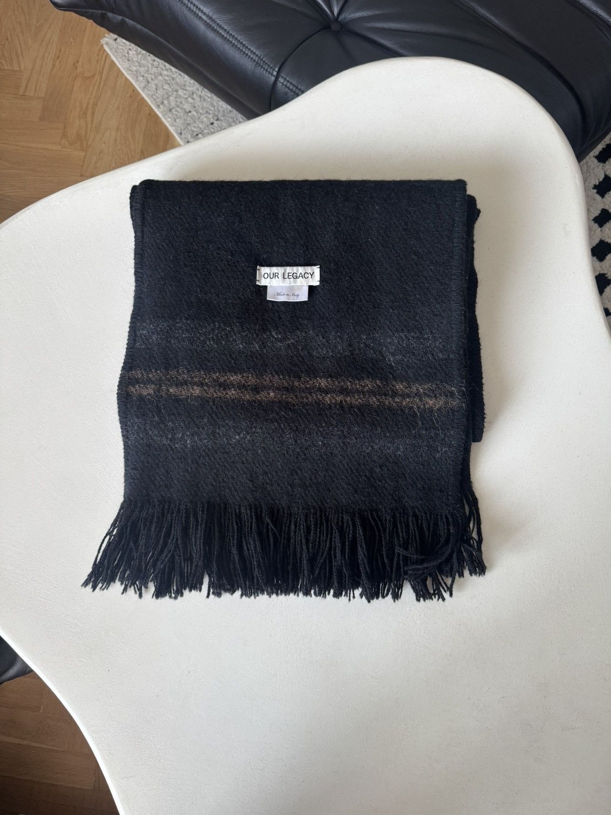 Our Legacy Our Legacy Big Size Scarf Wool Mohair Alpaca Polyamide Rare Size ONE SIZE - 1 Thumbnail
