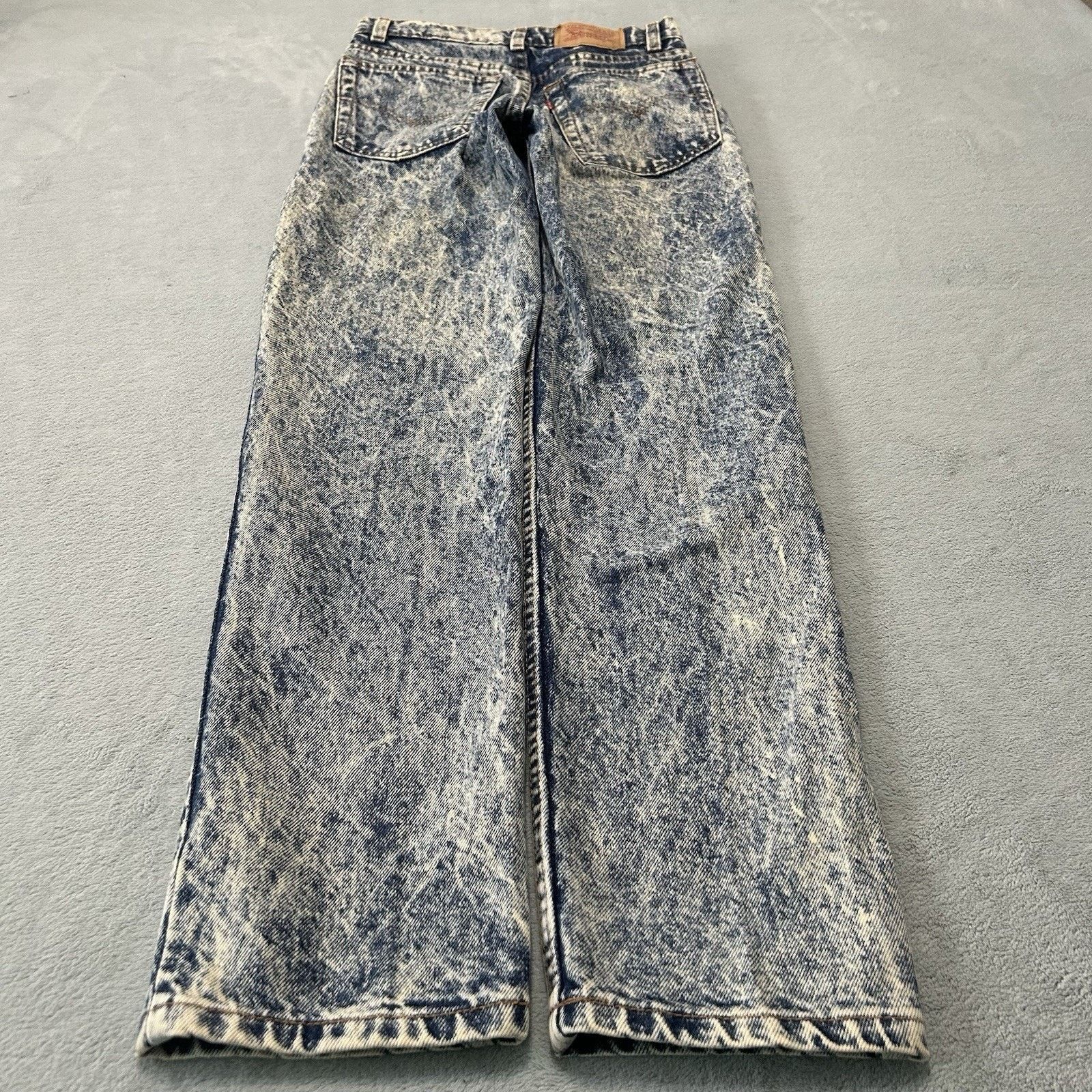 Levi's 70s Acid wash Levis 501 Jeans Student Fit Men 27x30 Straight Size US 27 - 1 Thumbnail