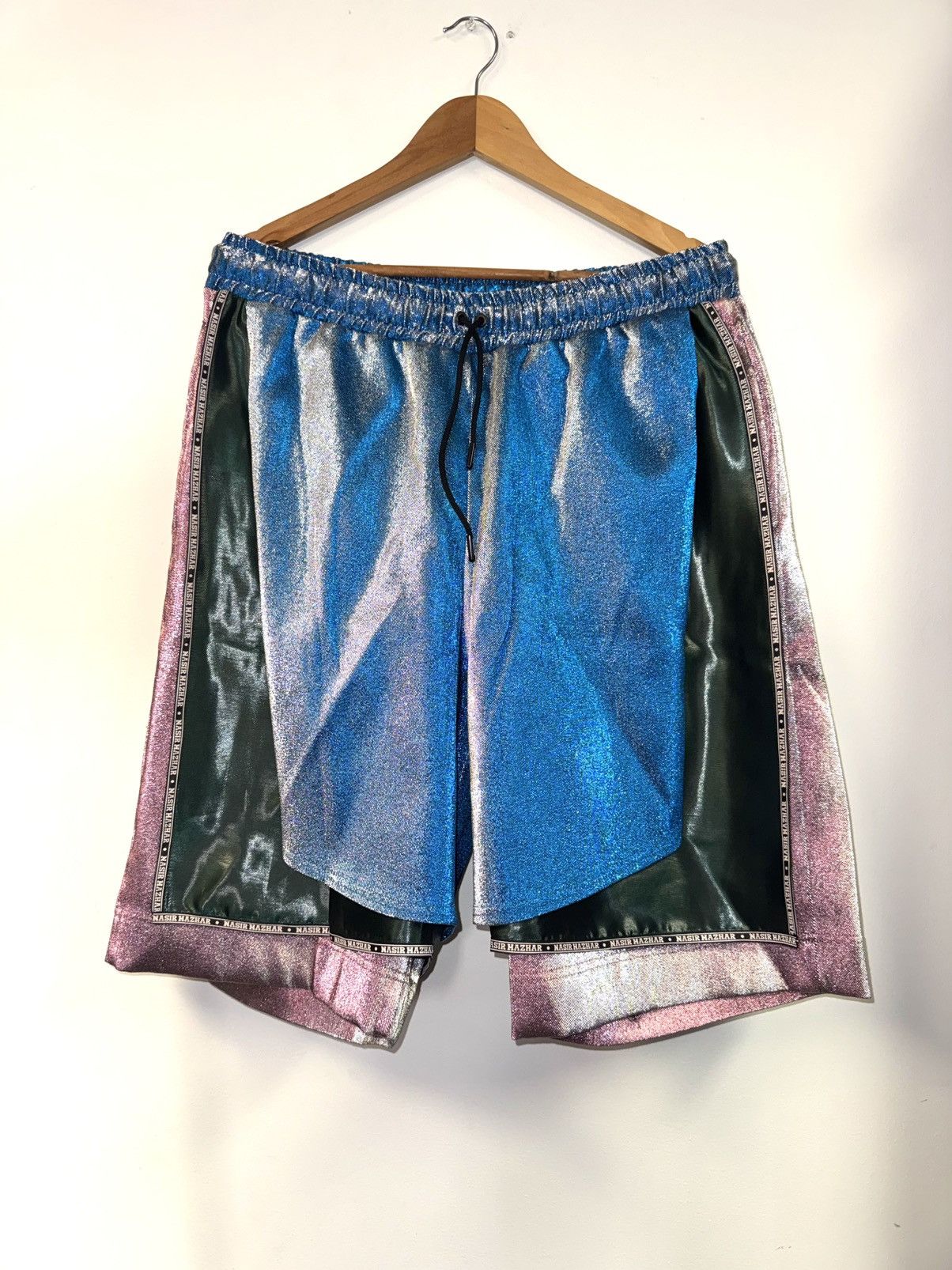 Nasir Mazhar Shiny Layered Nasir Mazhar shorts Size US 34 / EU 50 - 1 Thumbnail