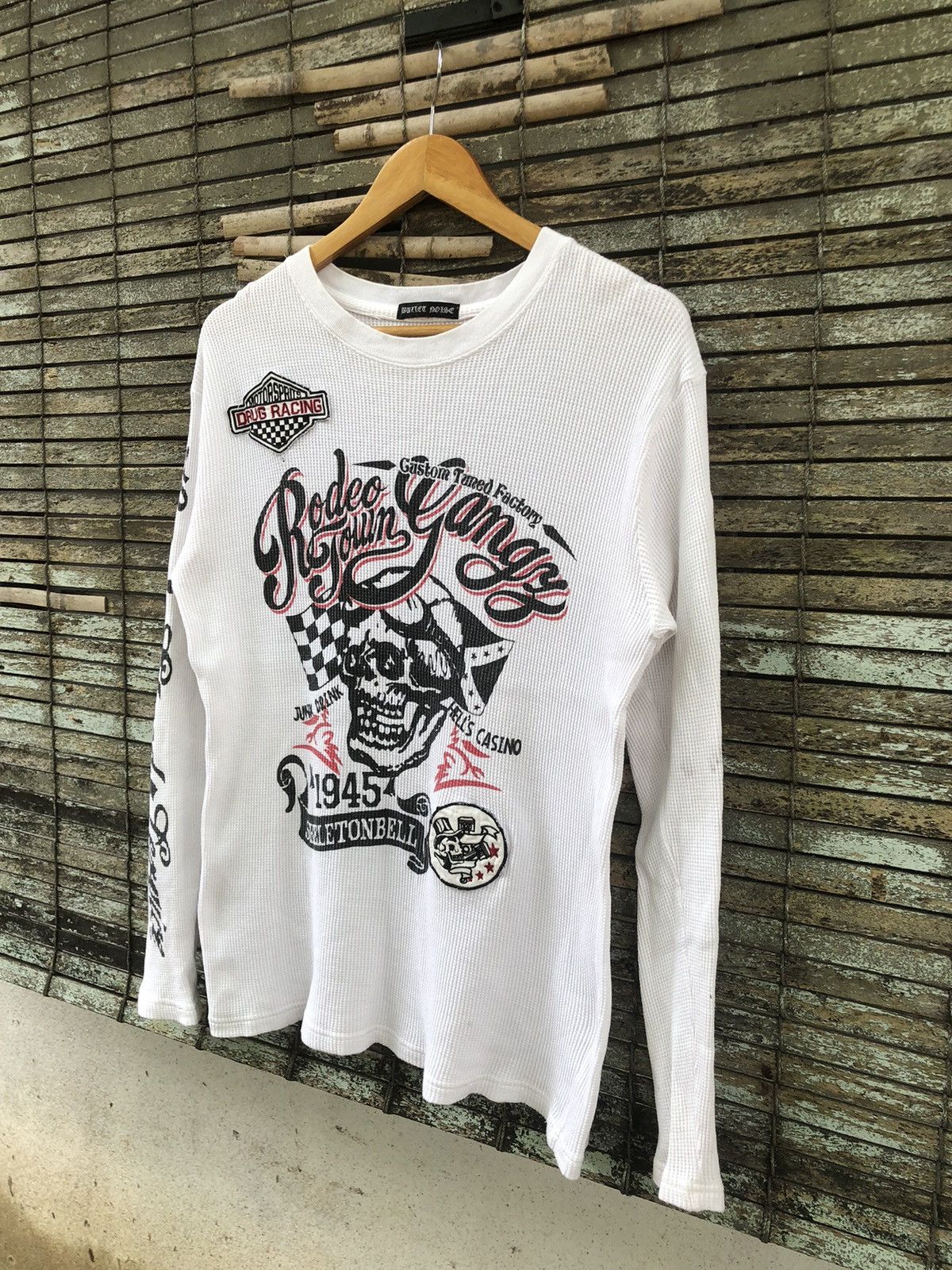If Six Was Nine Vintage RARE Bullet Noise X BonneVille Riders Longsleeve Tee Size US M / EU 48-50 / 2 - 12 Thumbnail