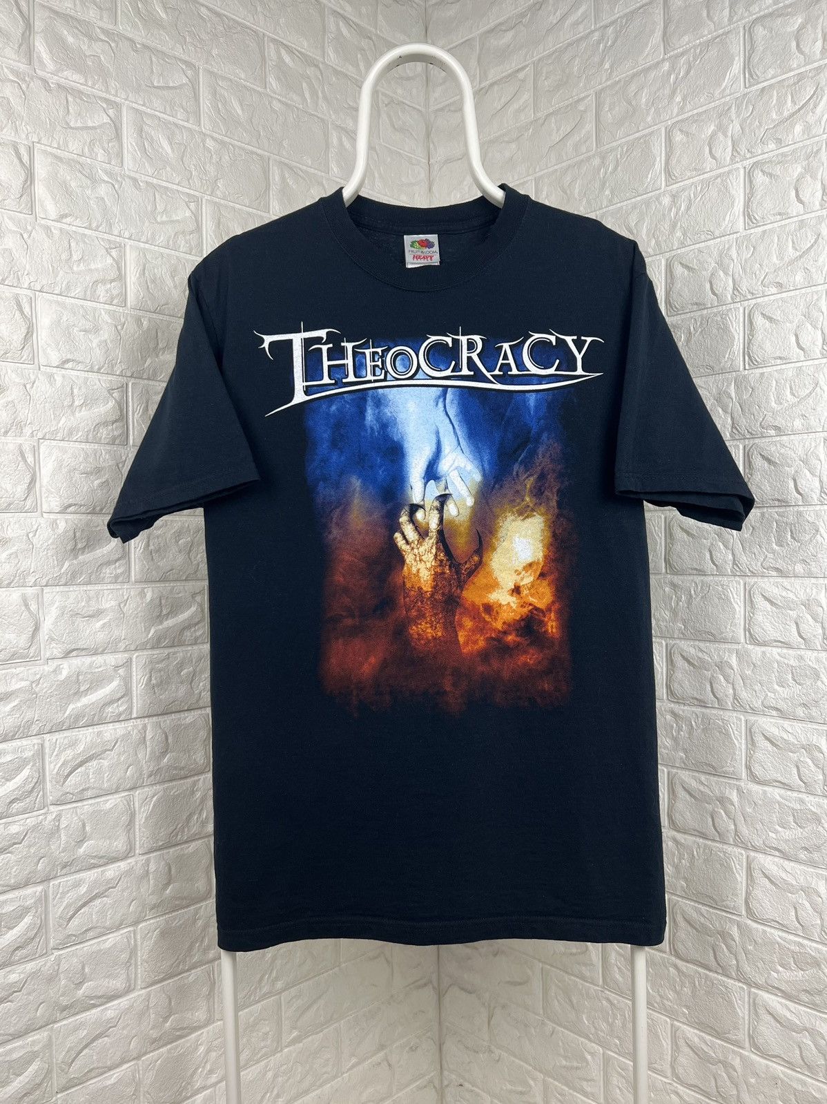 Pre-owned Band Tees X Rock T Shirt Vintage Theocracy Mirror Of Souls In Black