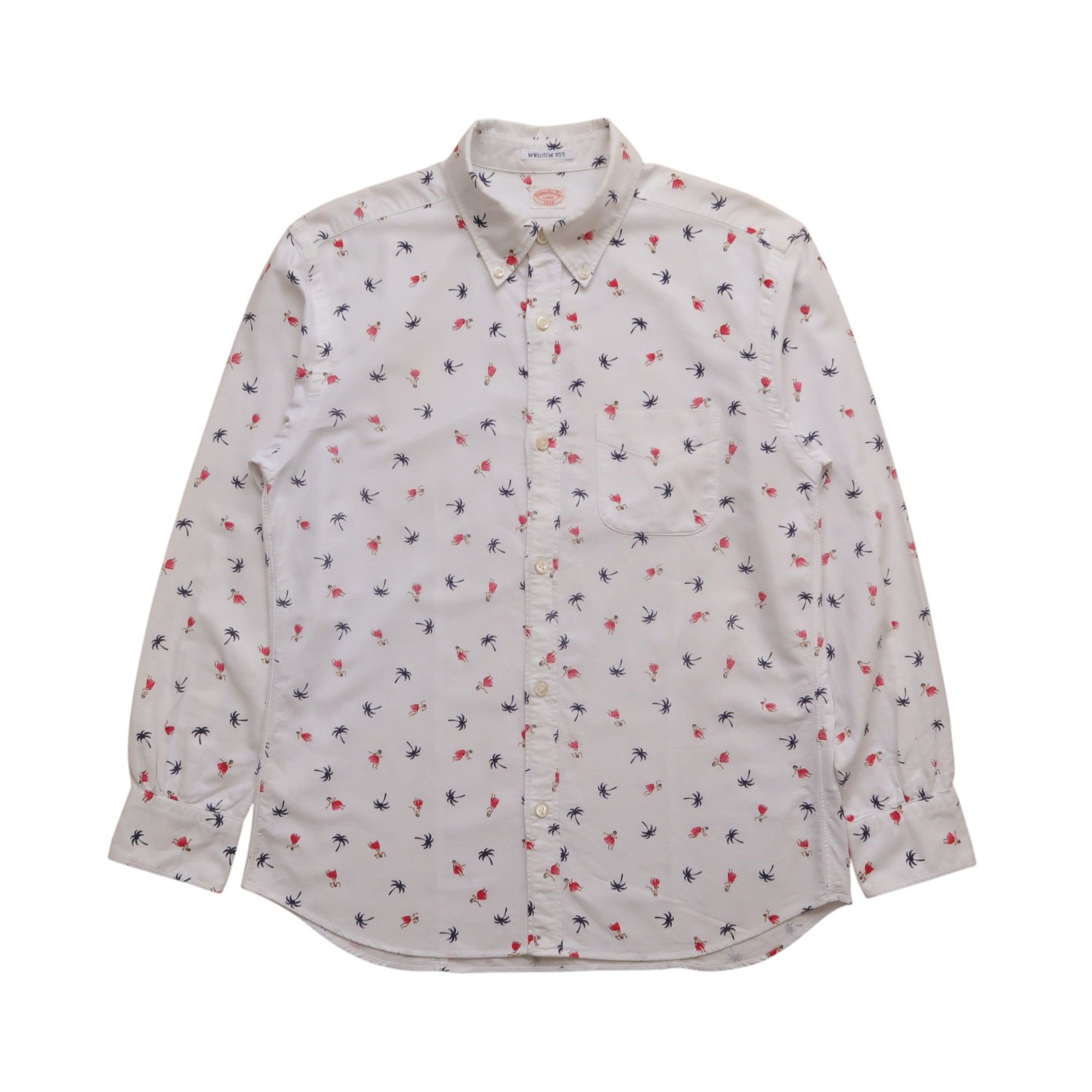 Vintage 1976 Beams Dancing Girl Oxford Shirt
