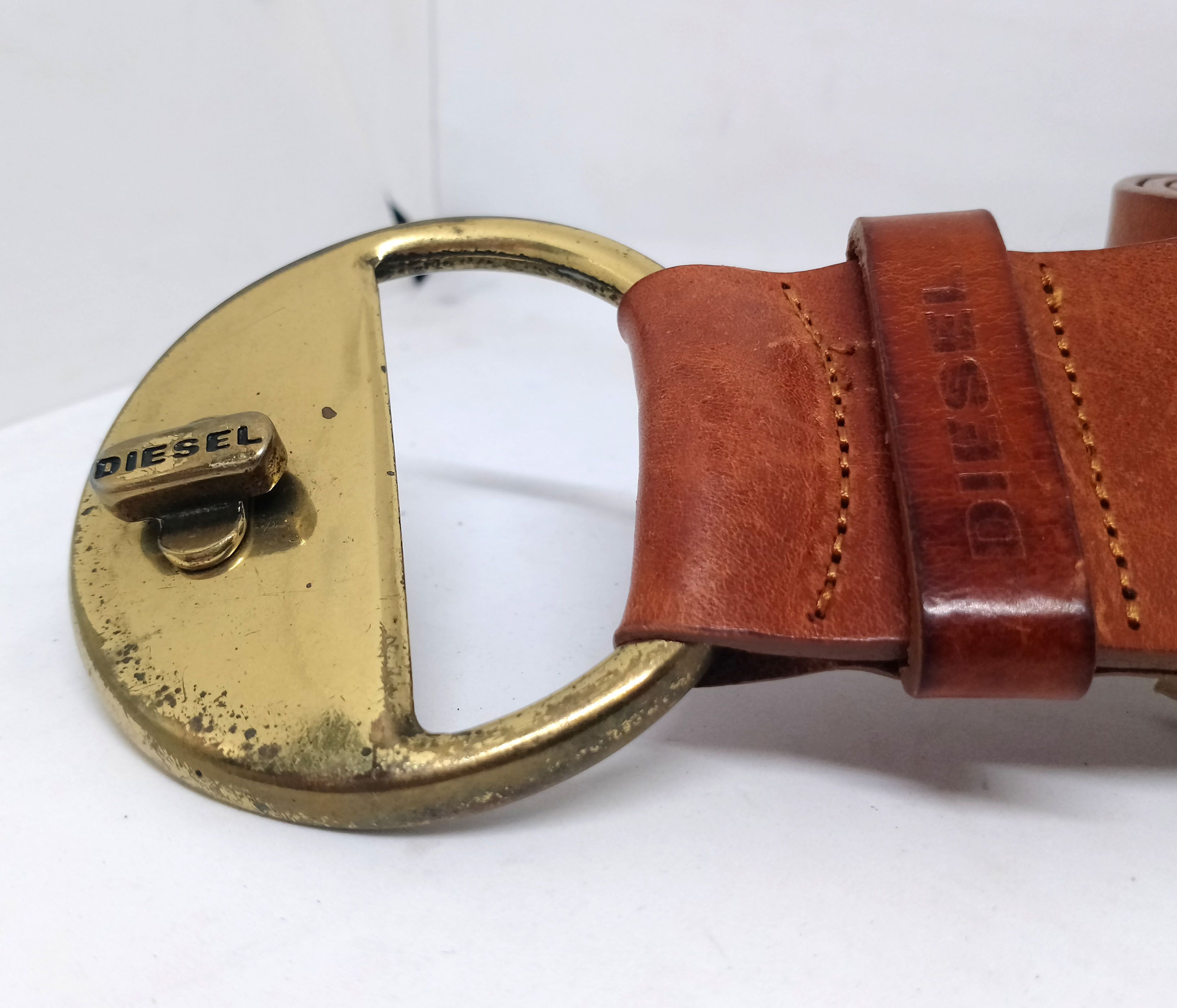 Diesel Diesel Women’s Brown Belt – Size 90/36 – Wide Style Size ONE SIZE - 3 Thumbnail