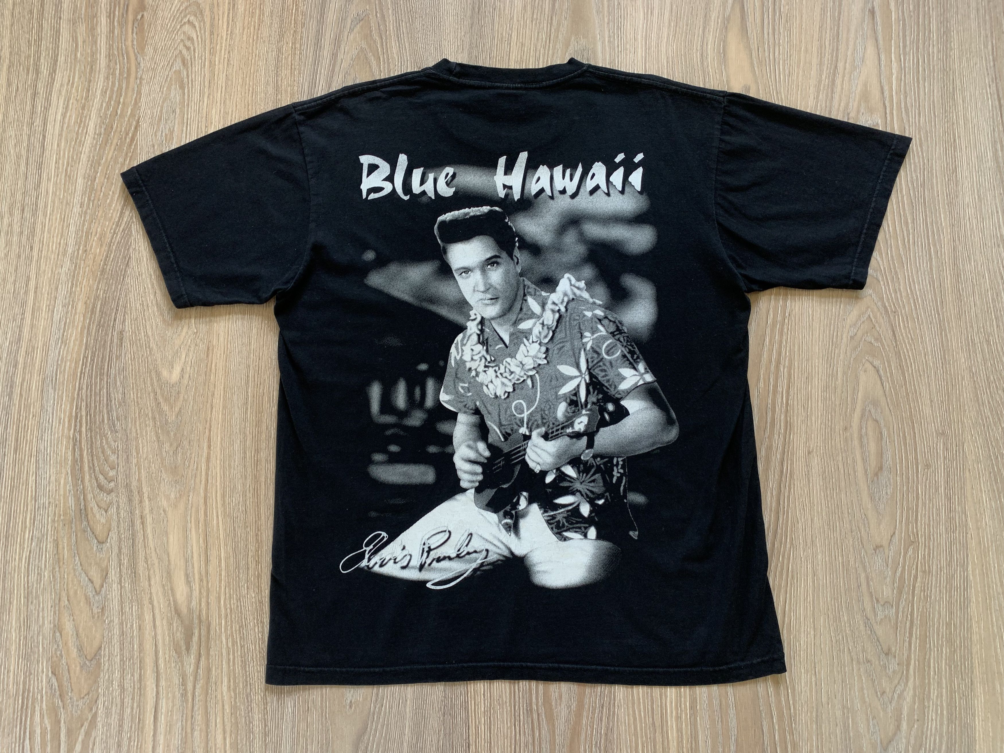 Band Tees × Vintage Vintage Elvis Presley Blue Hawaii T Shirt Size US L / EU 52-54 / 3 - 3 Thumbnail