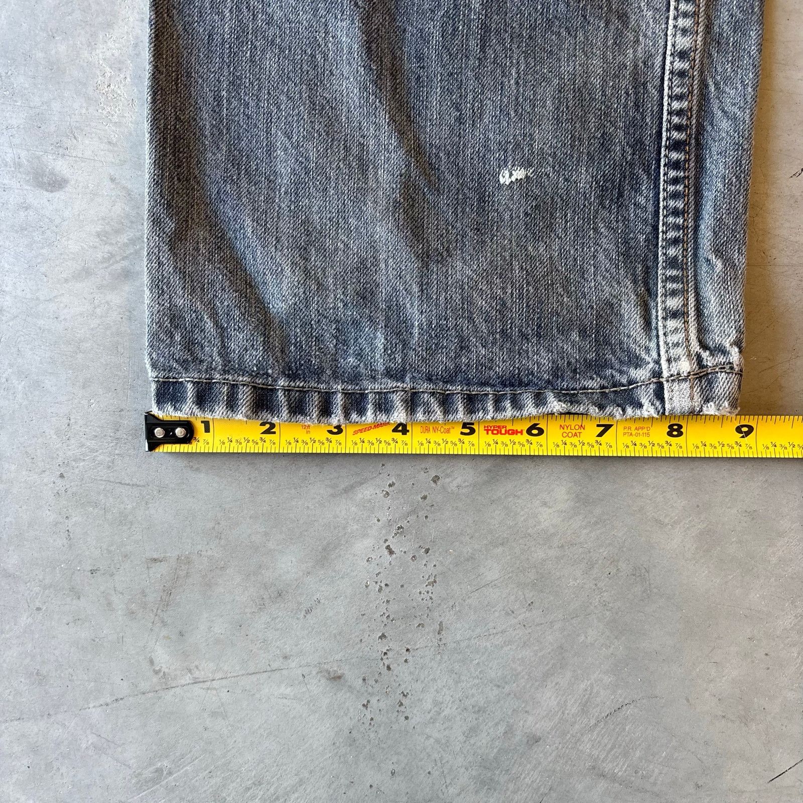 Vintage y2k vintage faded bootcut flared painted jeans Size US 32 / EU 48 - 5 Thumbnail