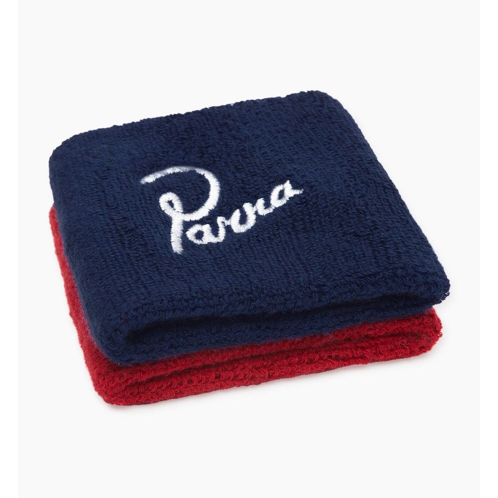 By Parra Parra 2 Pack Sweat Wrist Band Tennis Pro Set - Red/Blue Size ONE SIZE - 4 Thumbnail