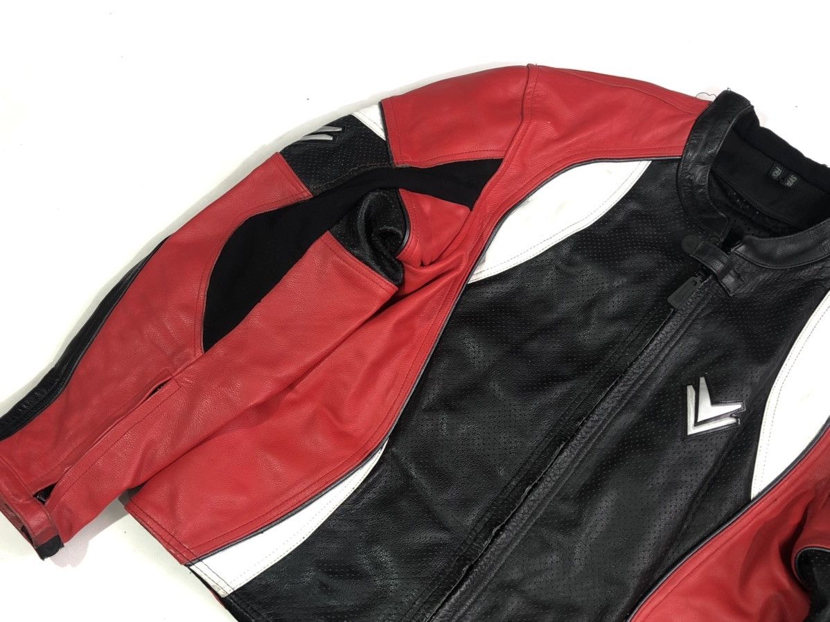 Ferrari × Honda × Yamaha Frank Thomas Motorcycle Leather Jacket Racing Size US L / EU 52-54 / 3 - 8 Thumbnail