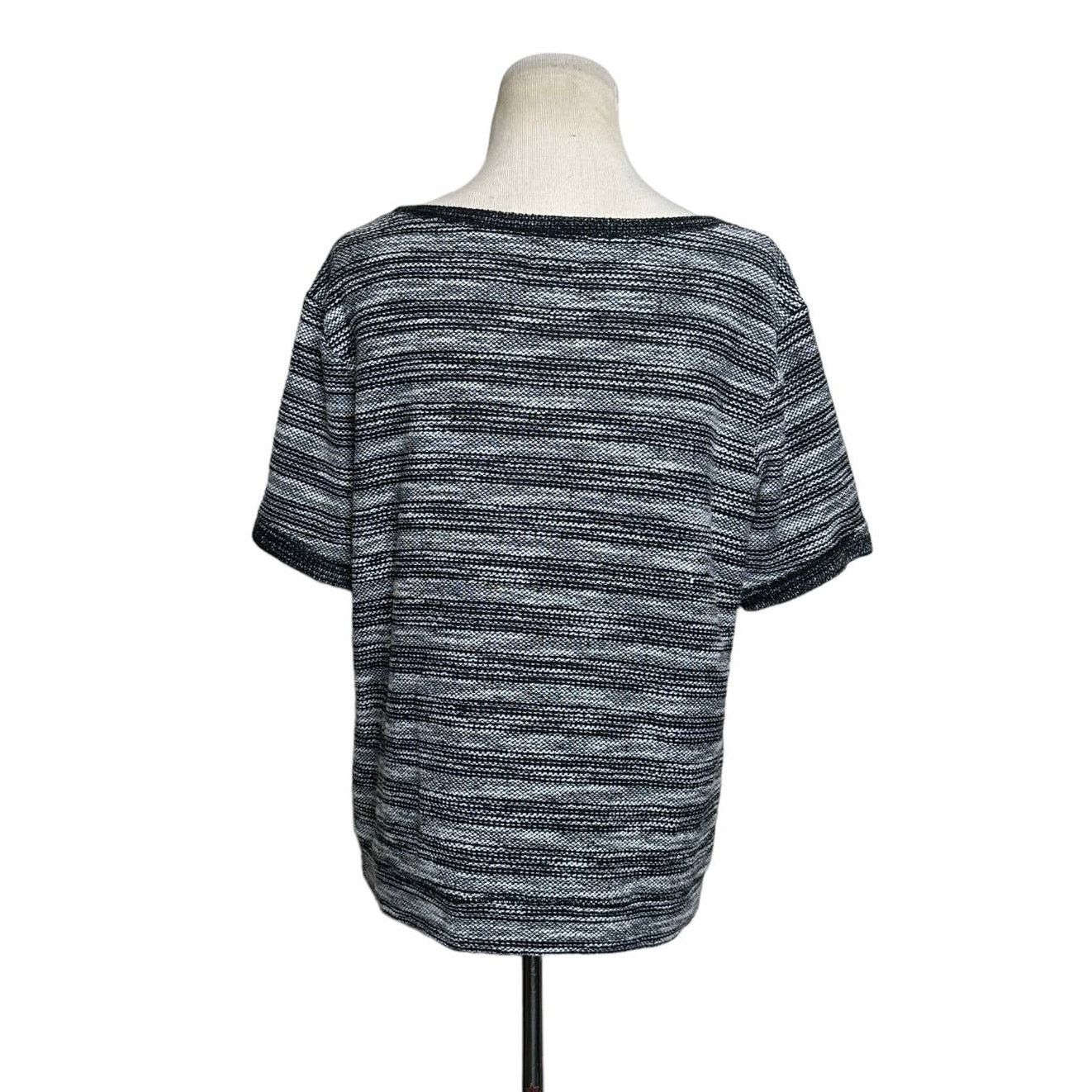Old Navy Old Navy Marbled French Terry T-Shirt Top Size Medium Size M / US 6-8 / IT 42-44 - 2 Thumbnail