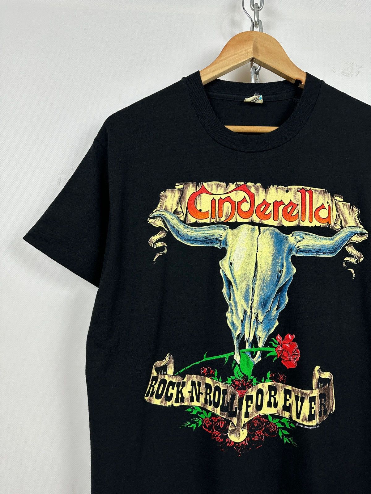Band Tees 1988 Vintage Cinderella Long Cold Winter Tour Band T-Shirt Size US L / EU 52-54 / 3 - 5 Thumbnail