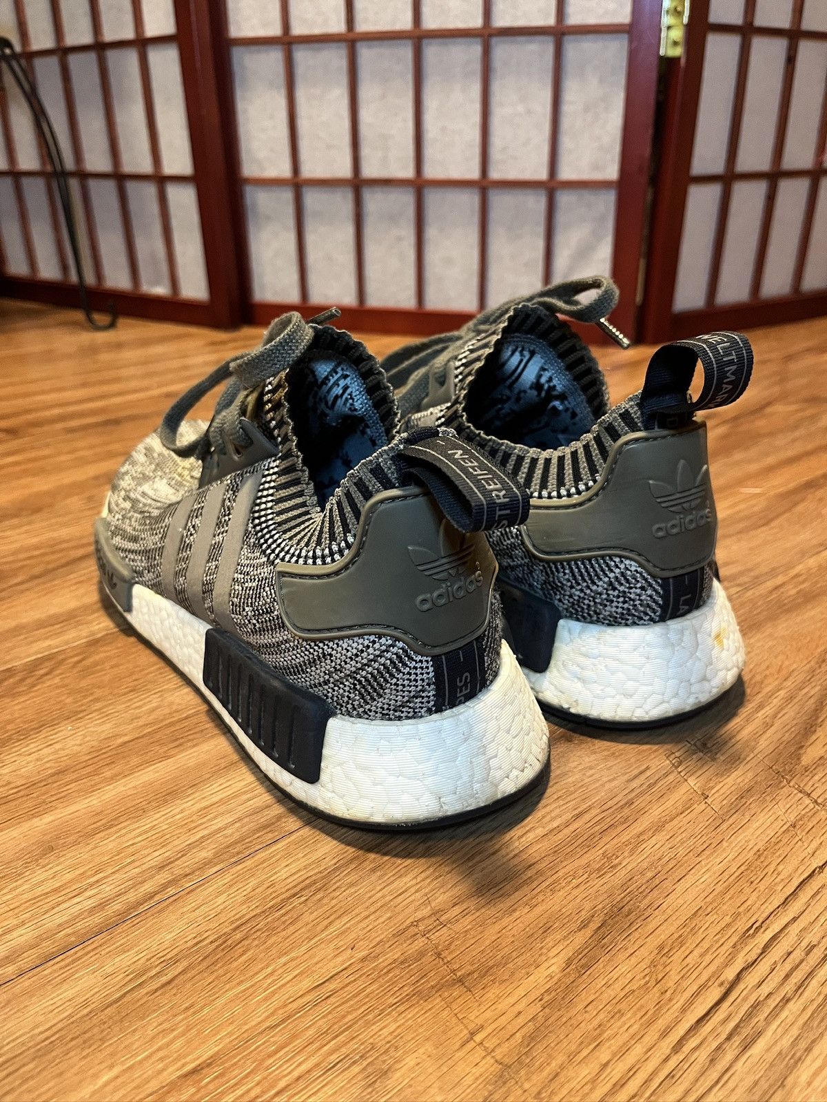 Adidas NMD R1 Core Black Grey Three Size US 10 / EU 43 - 4 Thumbnail