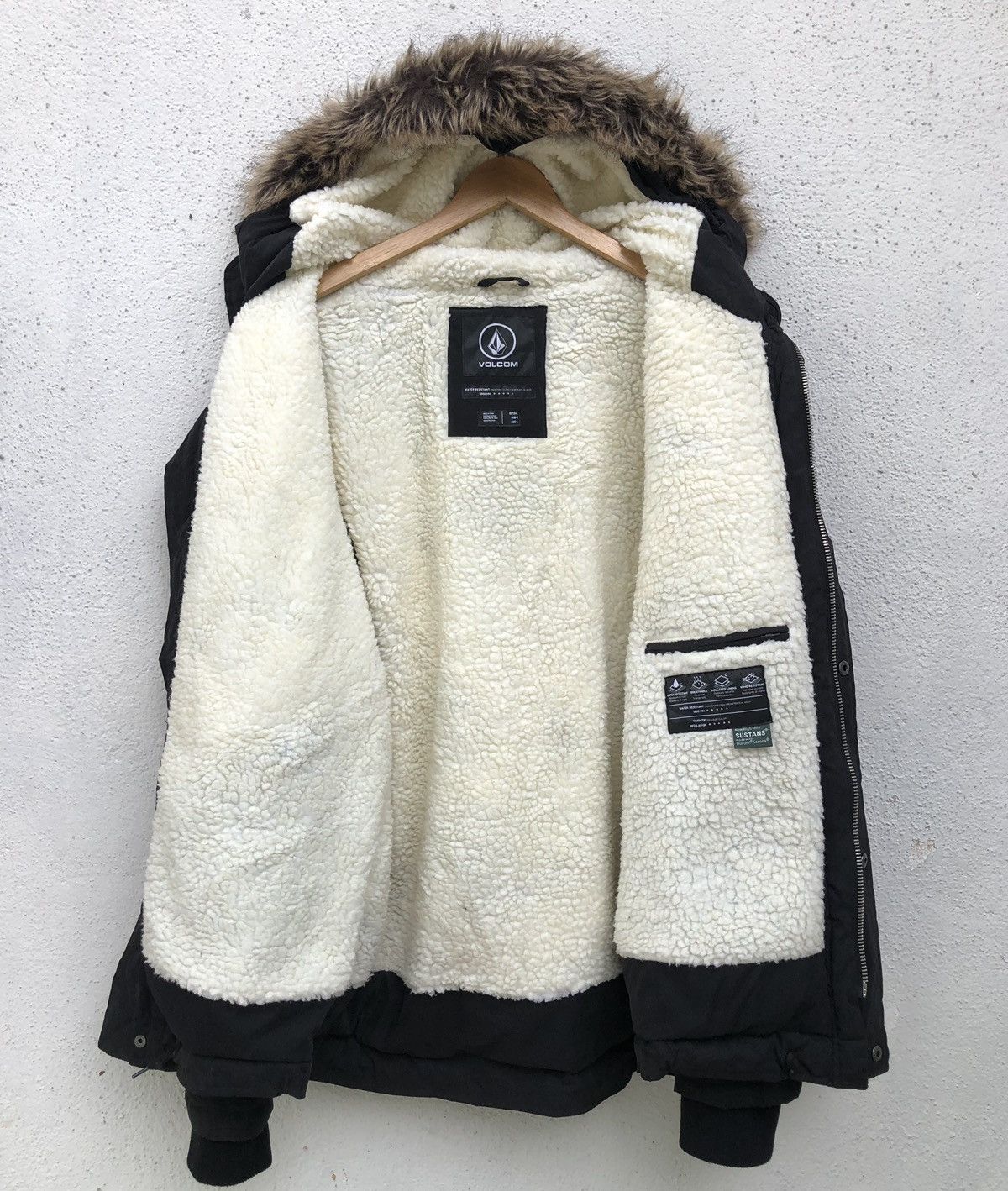 Volcom VOLCOM GOODMAN Lined Fleece Winter Coat Puffer Jacket Size US L / EU 52-54 / 3 - 21 Thumbnail