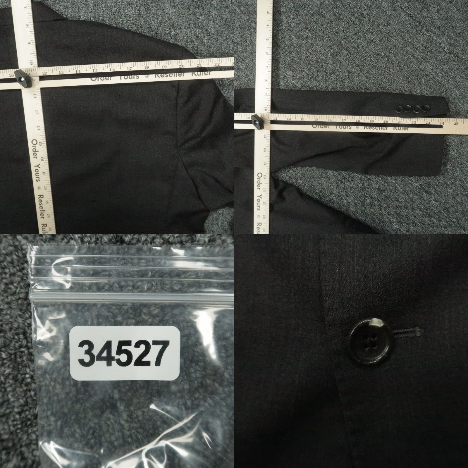 Brooks Brothers Brooks Brothers Blazer Mens 48R Gray 1818 Regent Wool Estrato Togna Knit Notch 2 Button Single-Breasted Size 48R - 9 Thumbnail